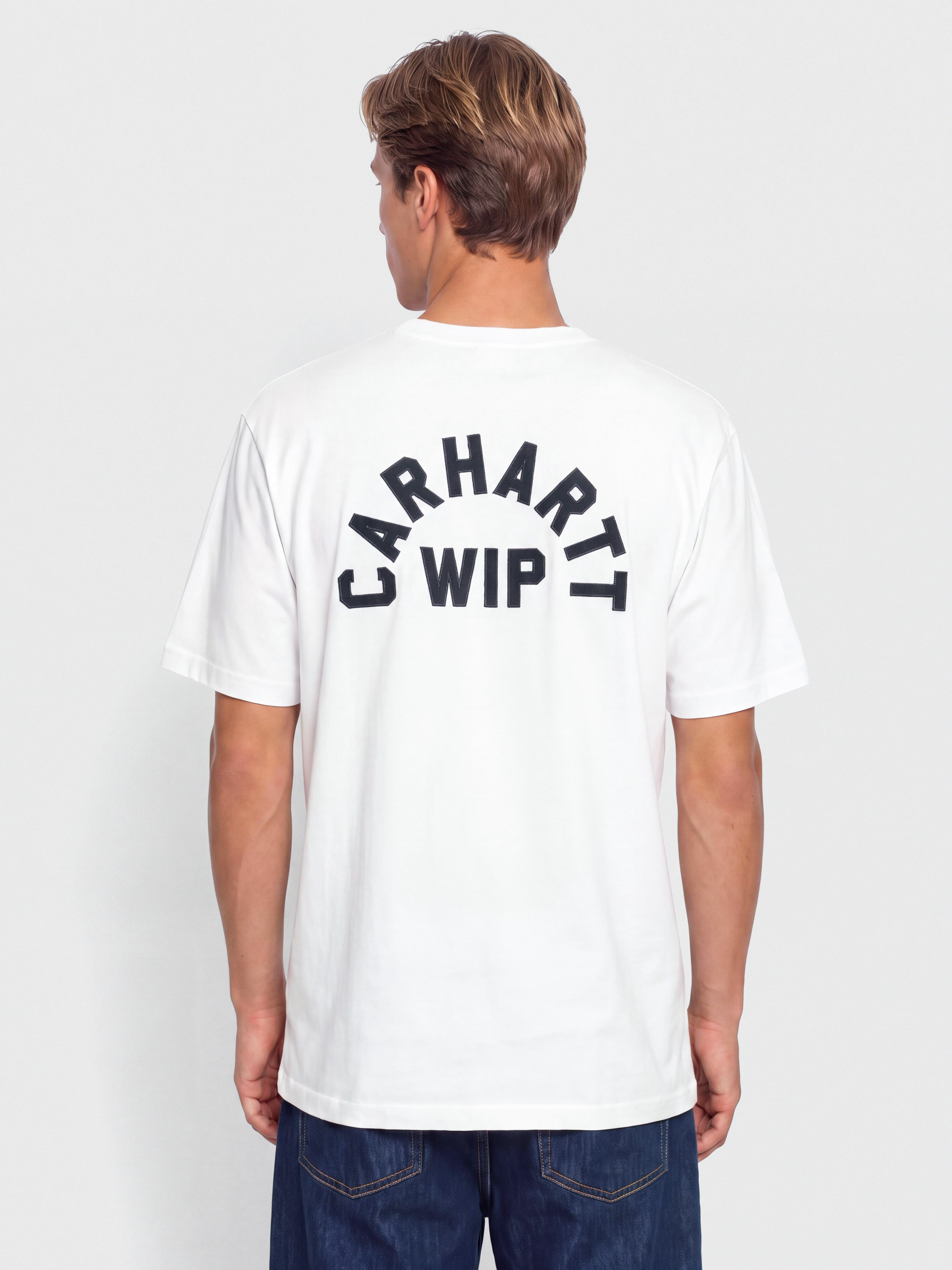 Triu010dko Carhartt WIP Arch Script (white/dark navy)