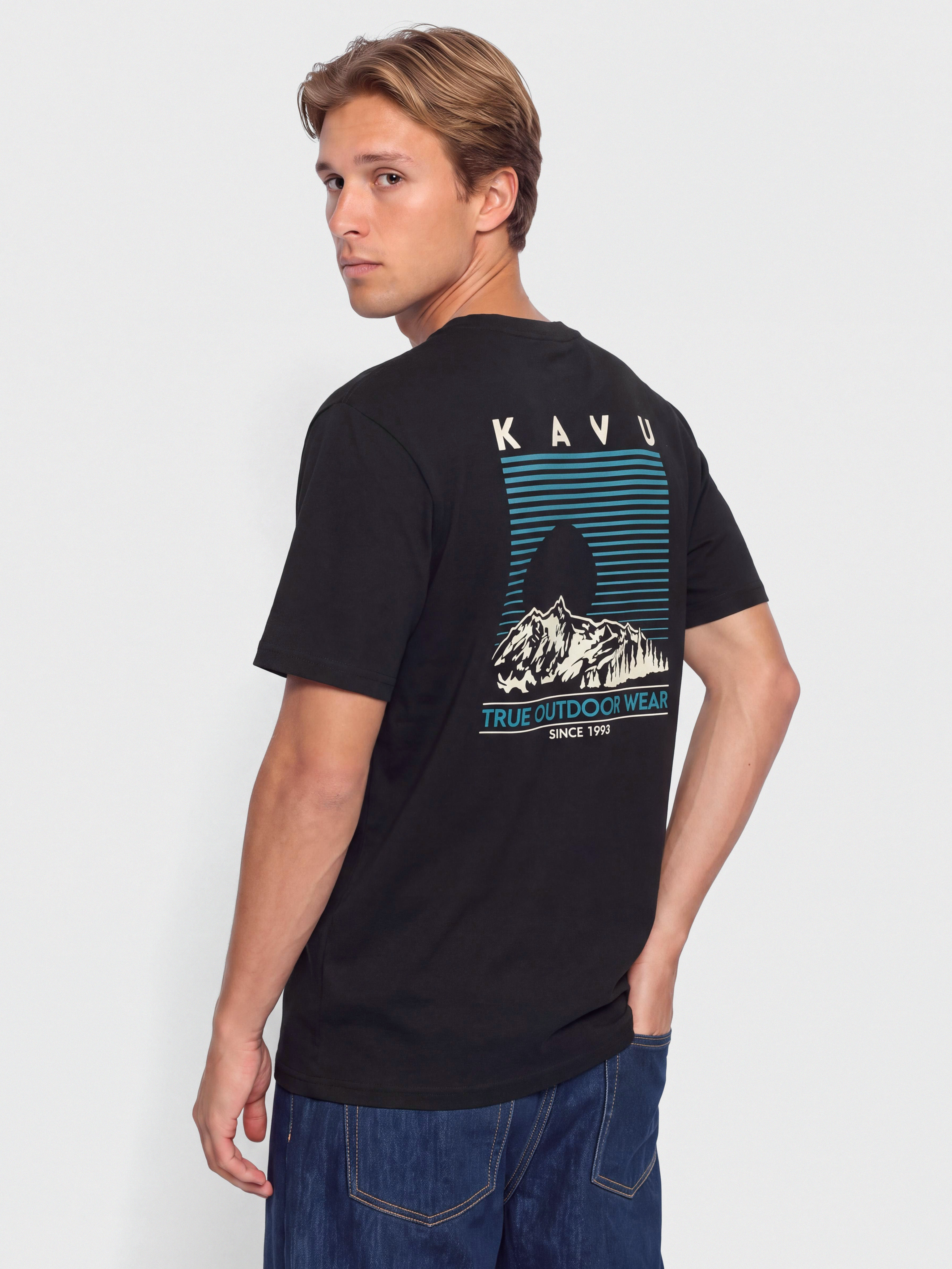 Tričko Kavu Landscape (black)