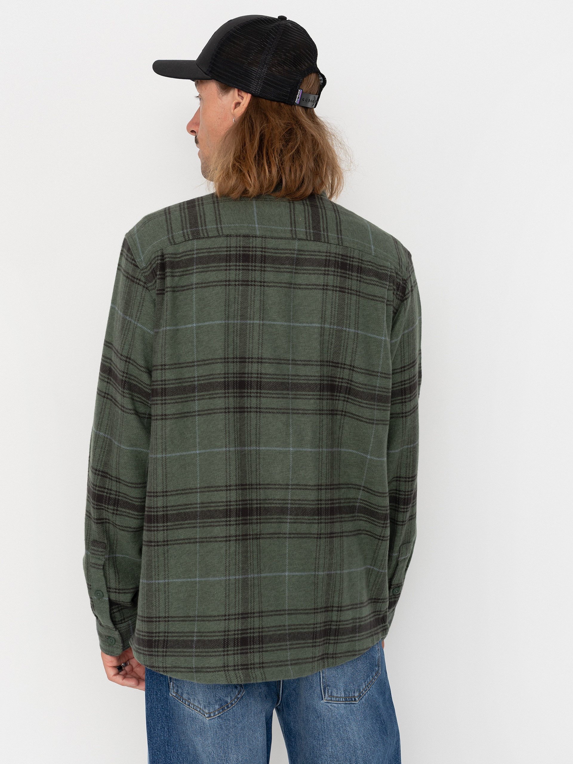 Košeľa Patagonia Fjord Flannel (dissolve treeline green)