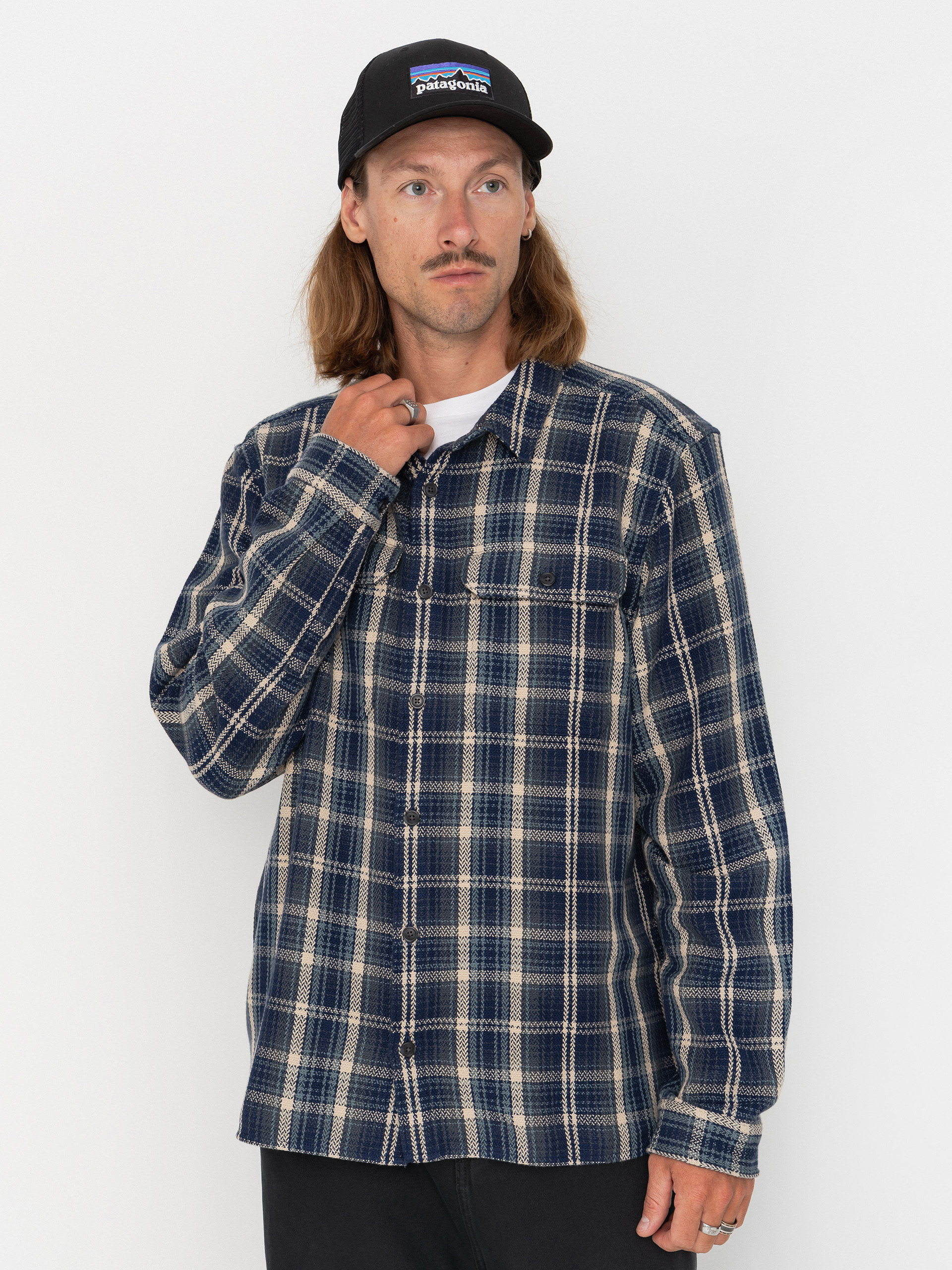 Košeľa Patagonia Fjord Loft (solstice new navy)
