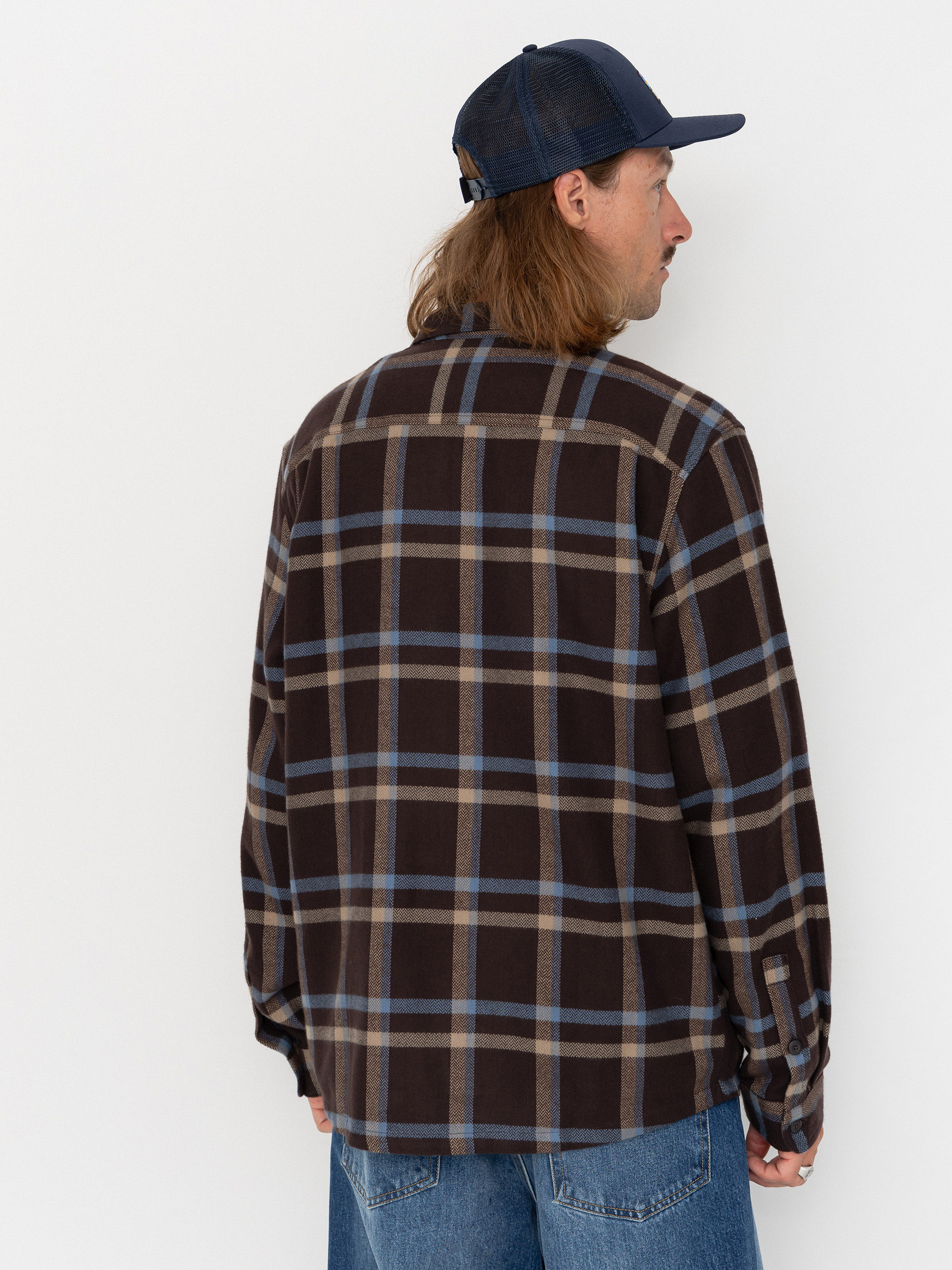 Košeľa Patagonia Fjord Flannel (crossing den brown)