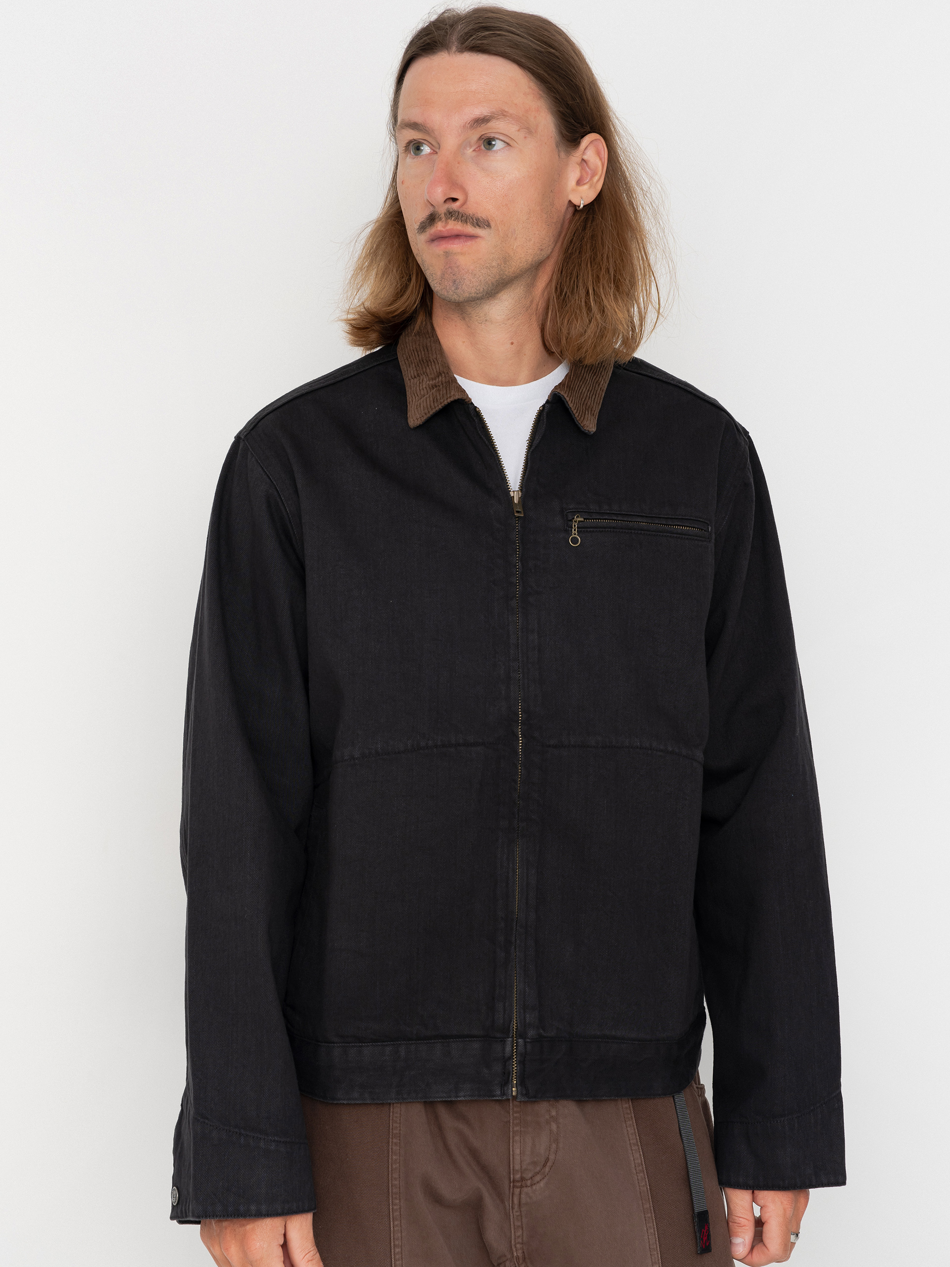 Bunda Gramicci Japanese Denim Trucker (true black)