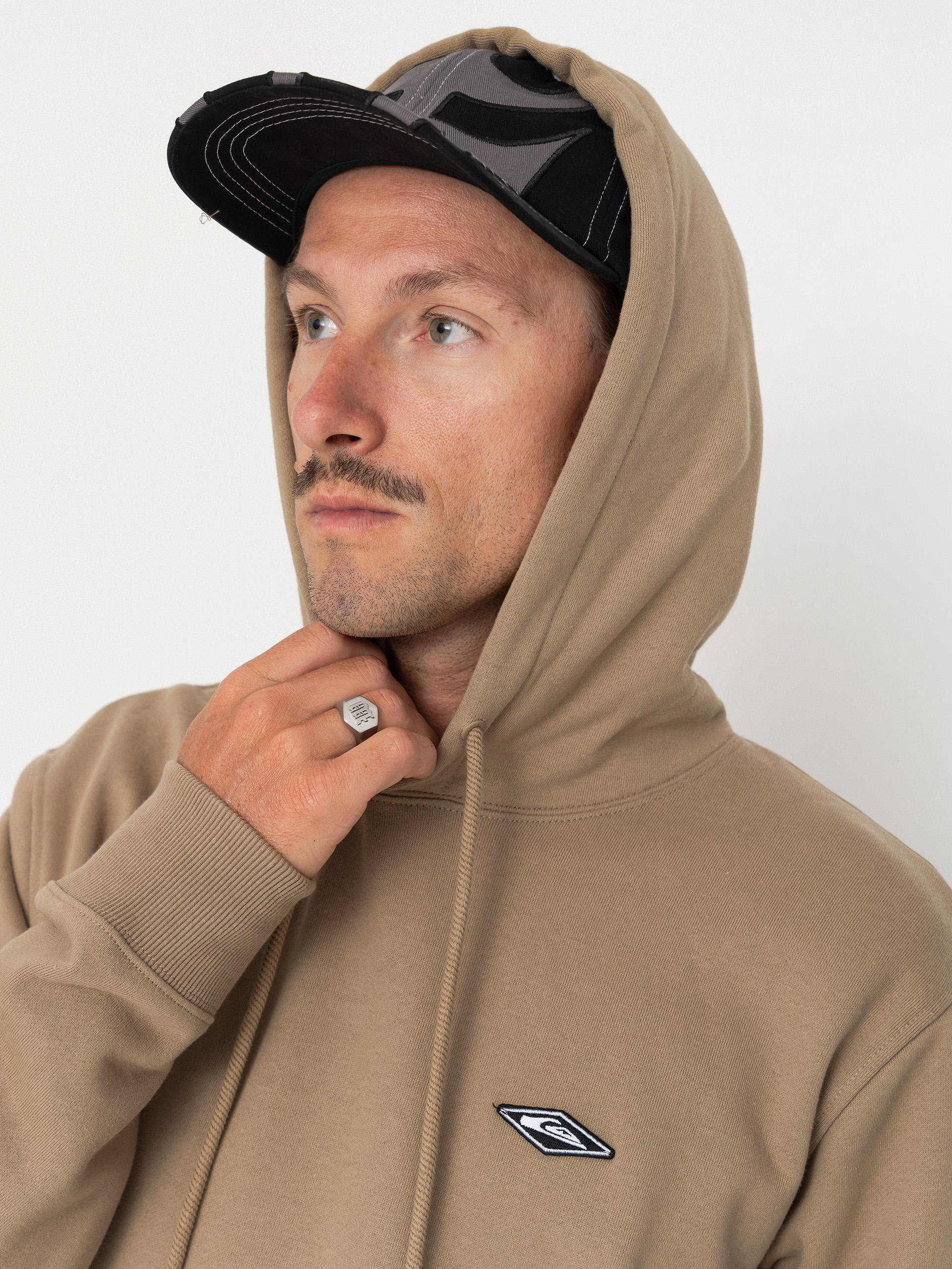 Mikina s kapucňou Quiksilver Diamond HD (elmwood)