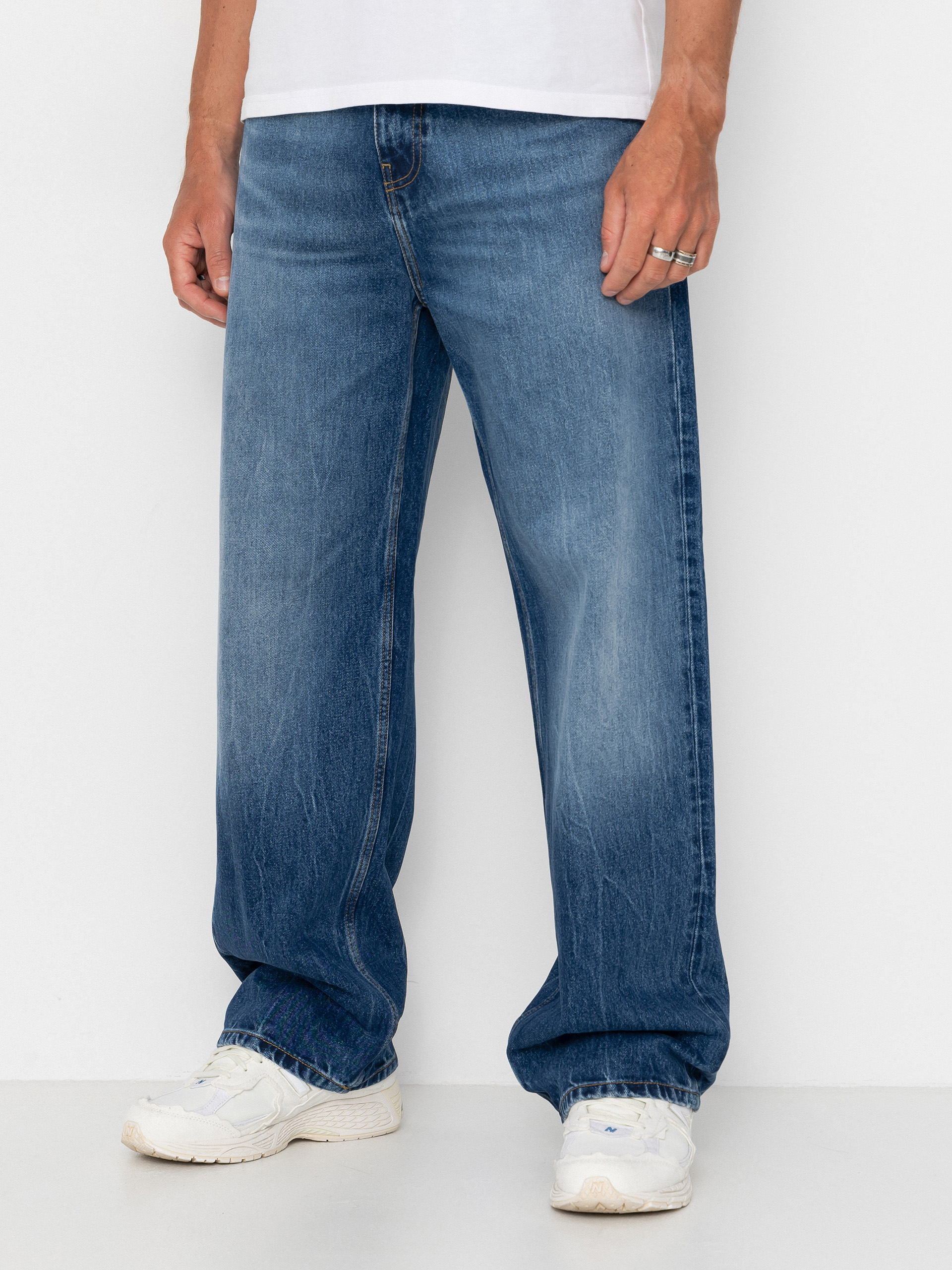 Nohavice Carhartt WIP Payson (blue/marble used wash)