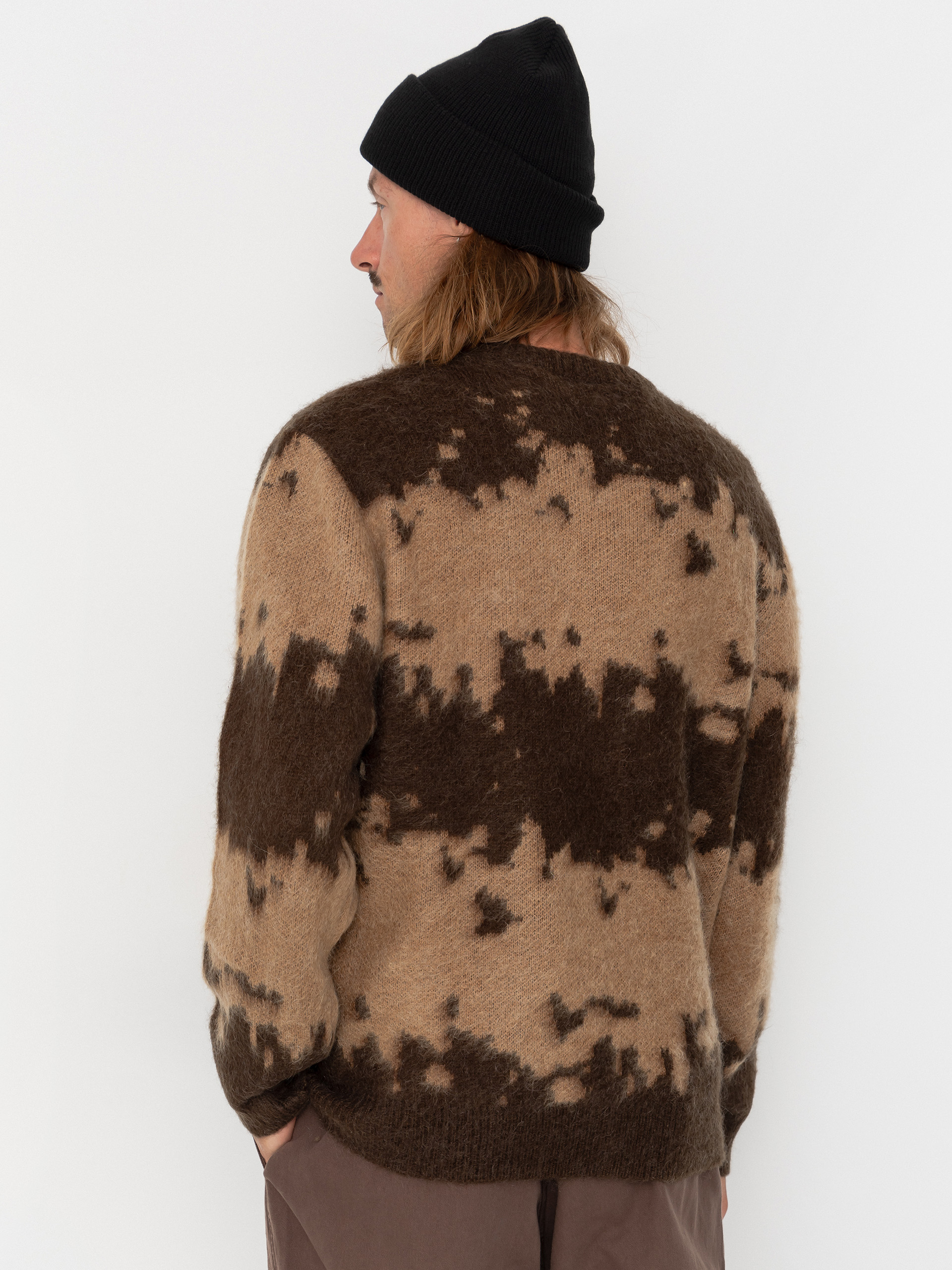 Sveter Gramicci Mohair Splatter (taupe splatter)
