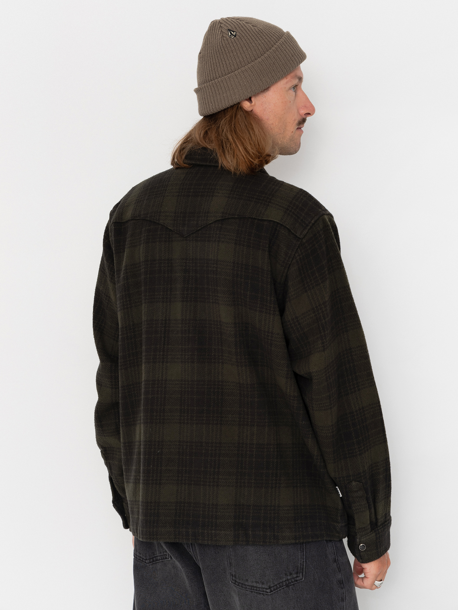 Bunda OBEY Willie Zip Shirt (rosin multi)