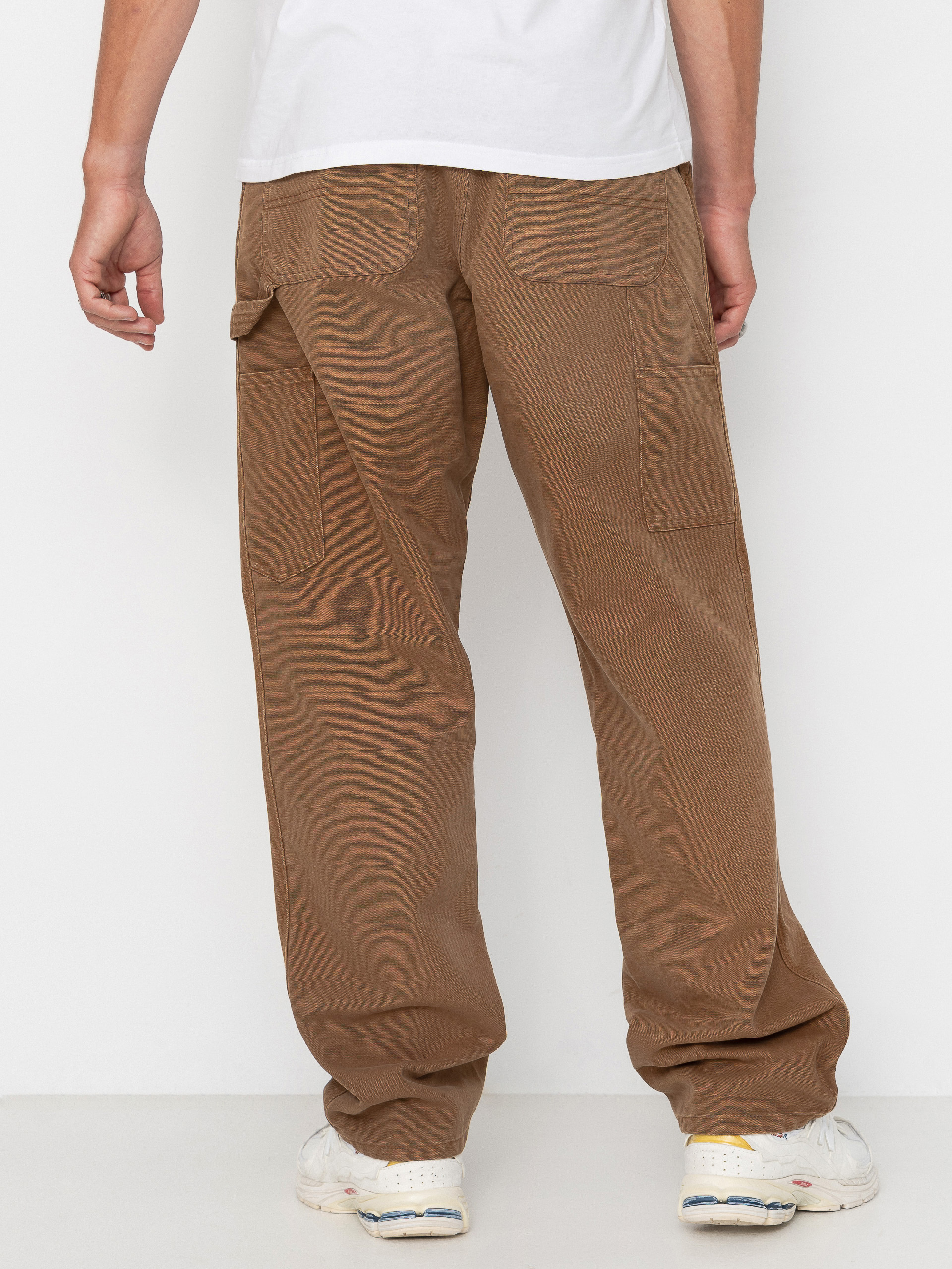 Nohavice Carhartt WIP Single Knee (wip h brown/stone canvas)