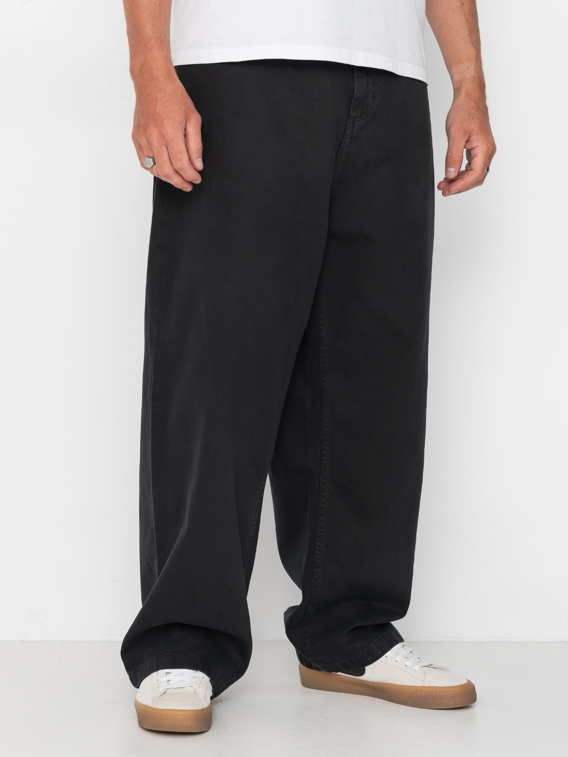 Nohavice Carhartt WIP Brandon (raven/stone dyed)