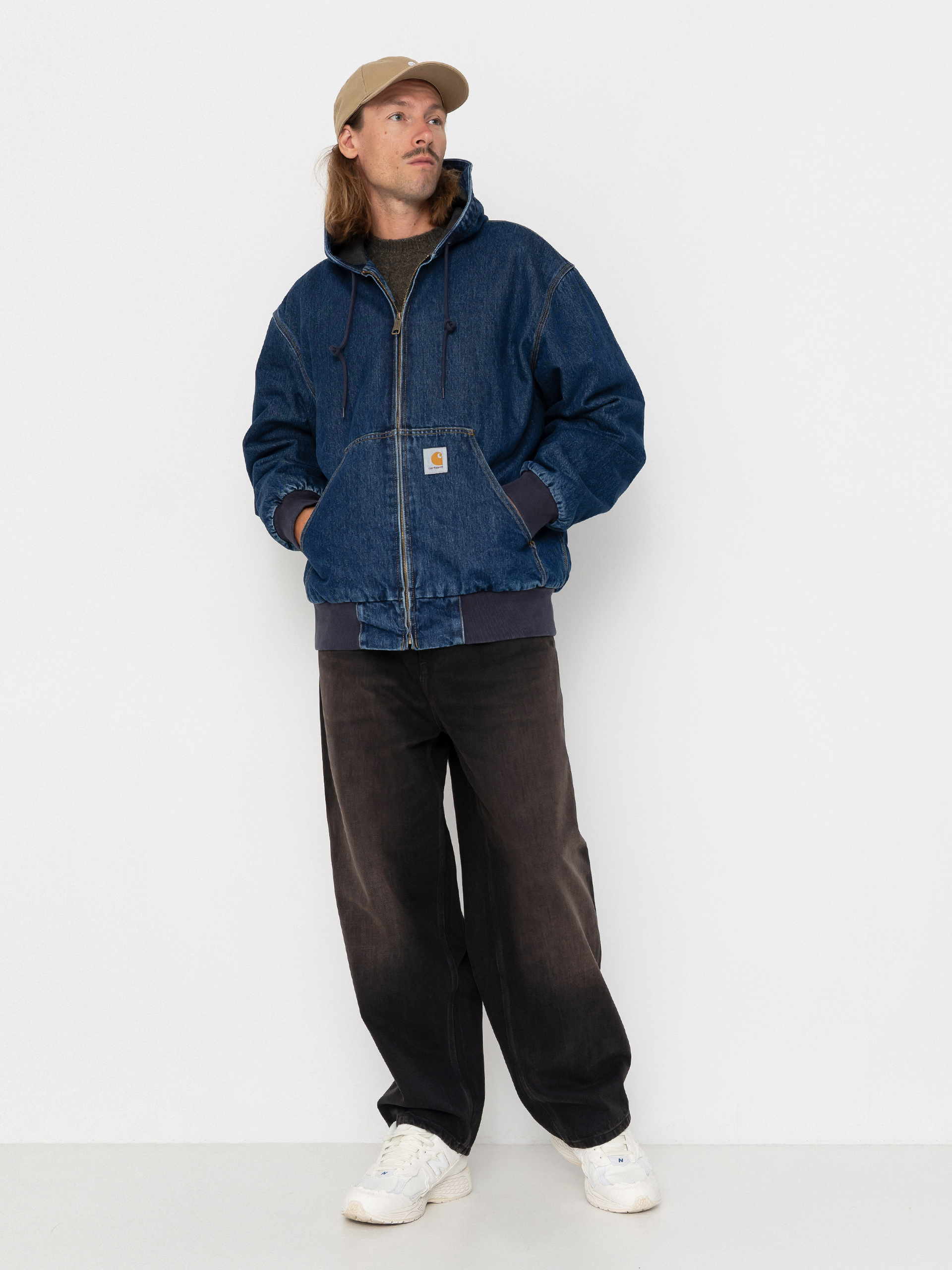 Bunda Carhartt WIP OG Active (blue/stone washed)