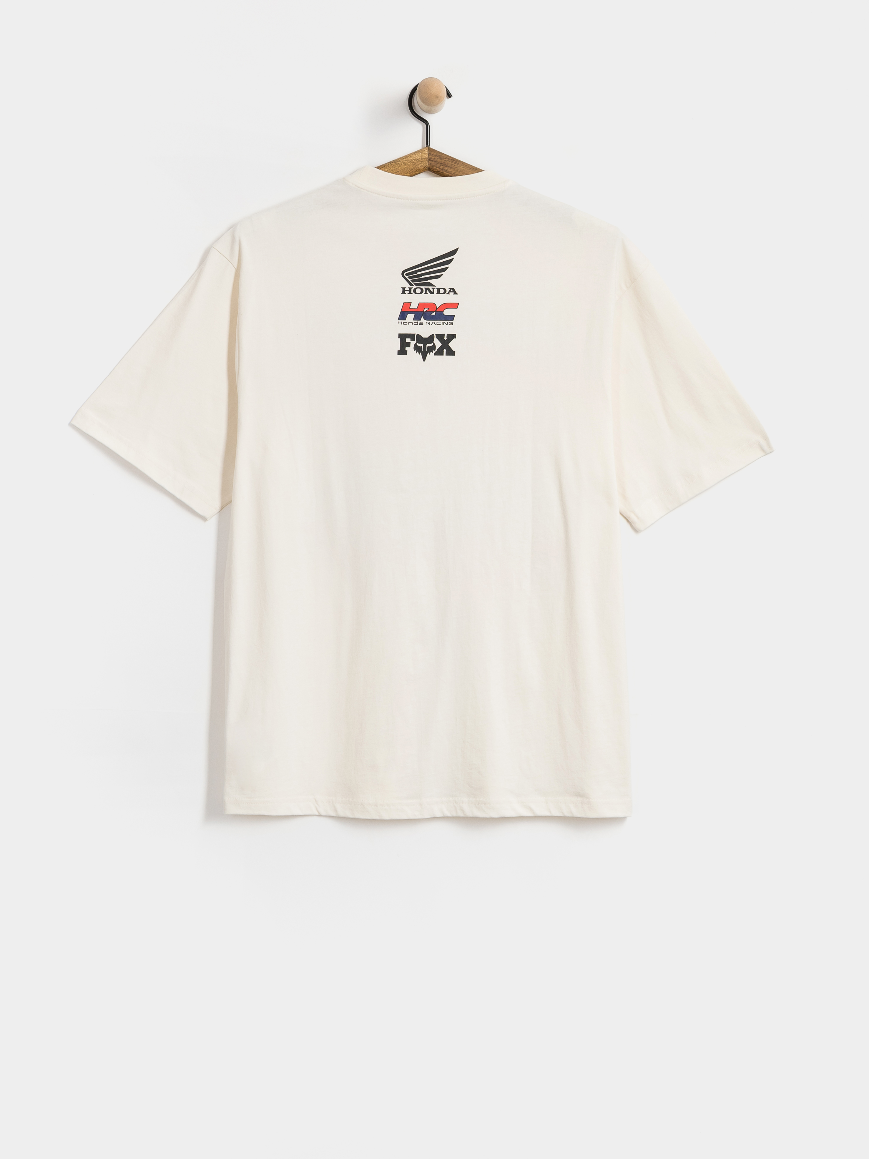 Tričko Fox Honda Midweight (off white)