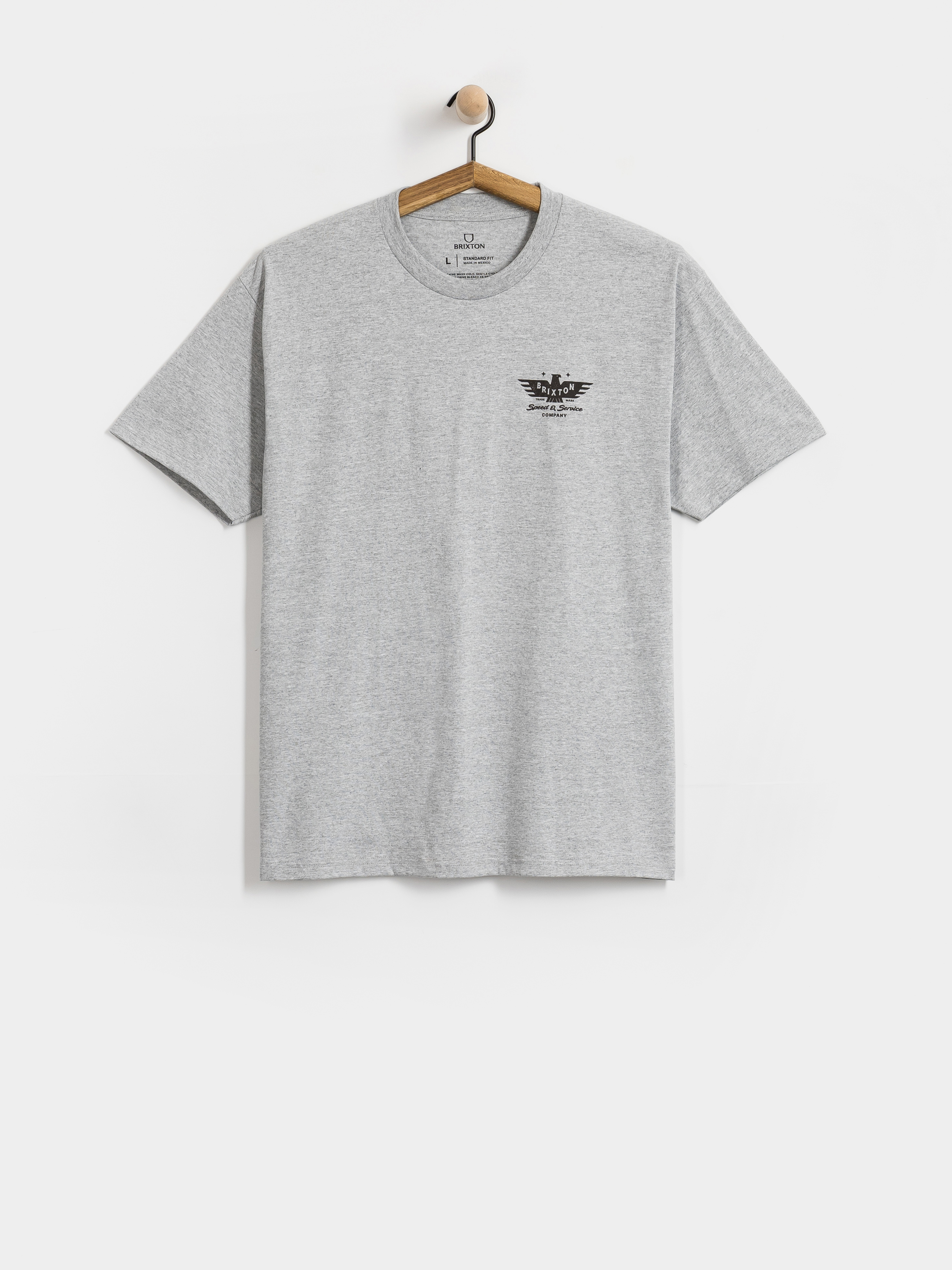 Tričko Brixton Ewing Stnd (heather grey)