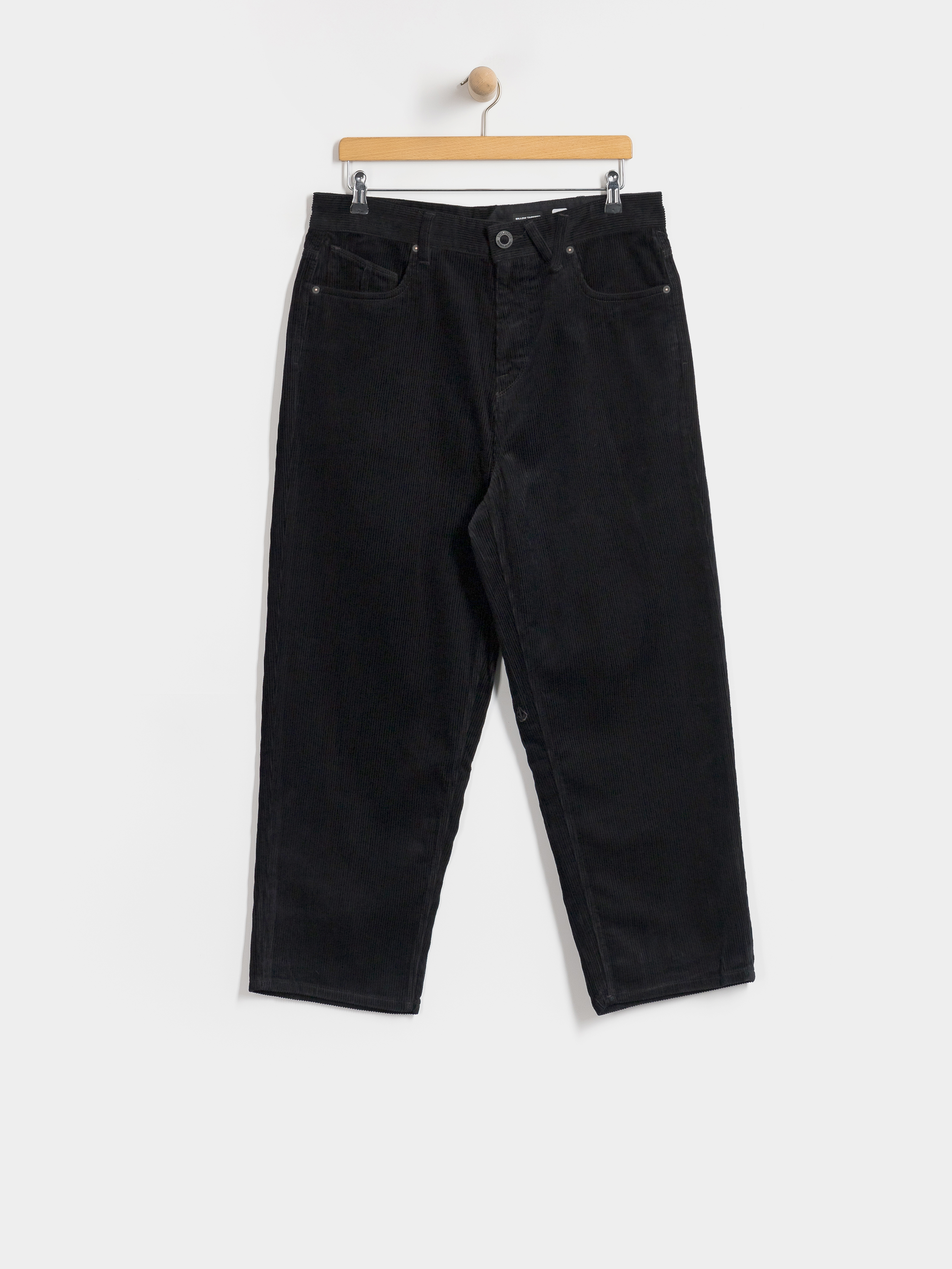 Nohavice Volcom Billow Tapered Cord (black)