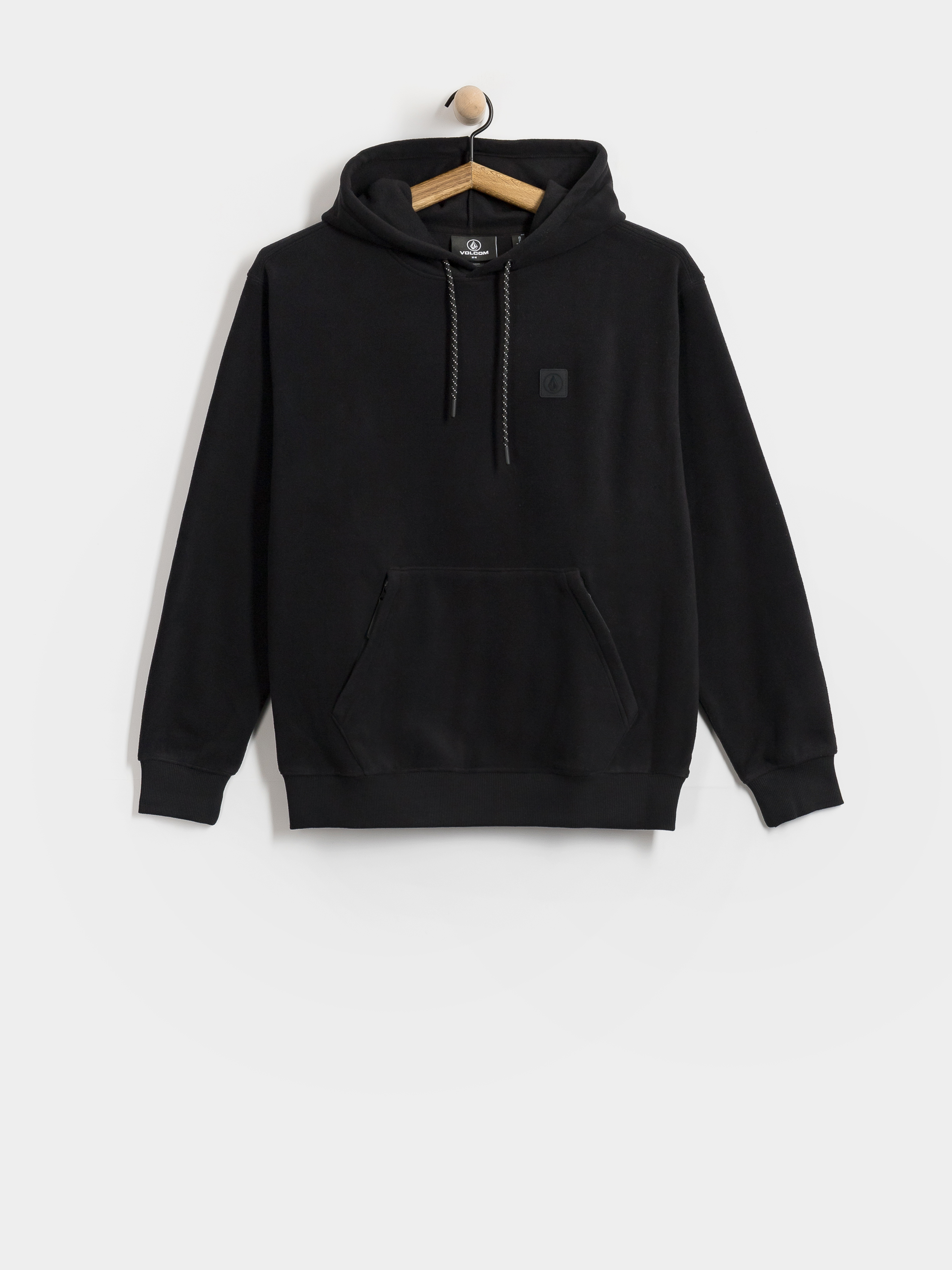 Mikina s kapucňou Volcom Second Trip HD (black)