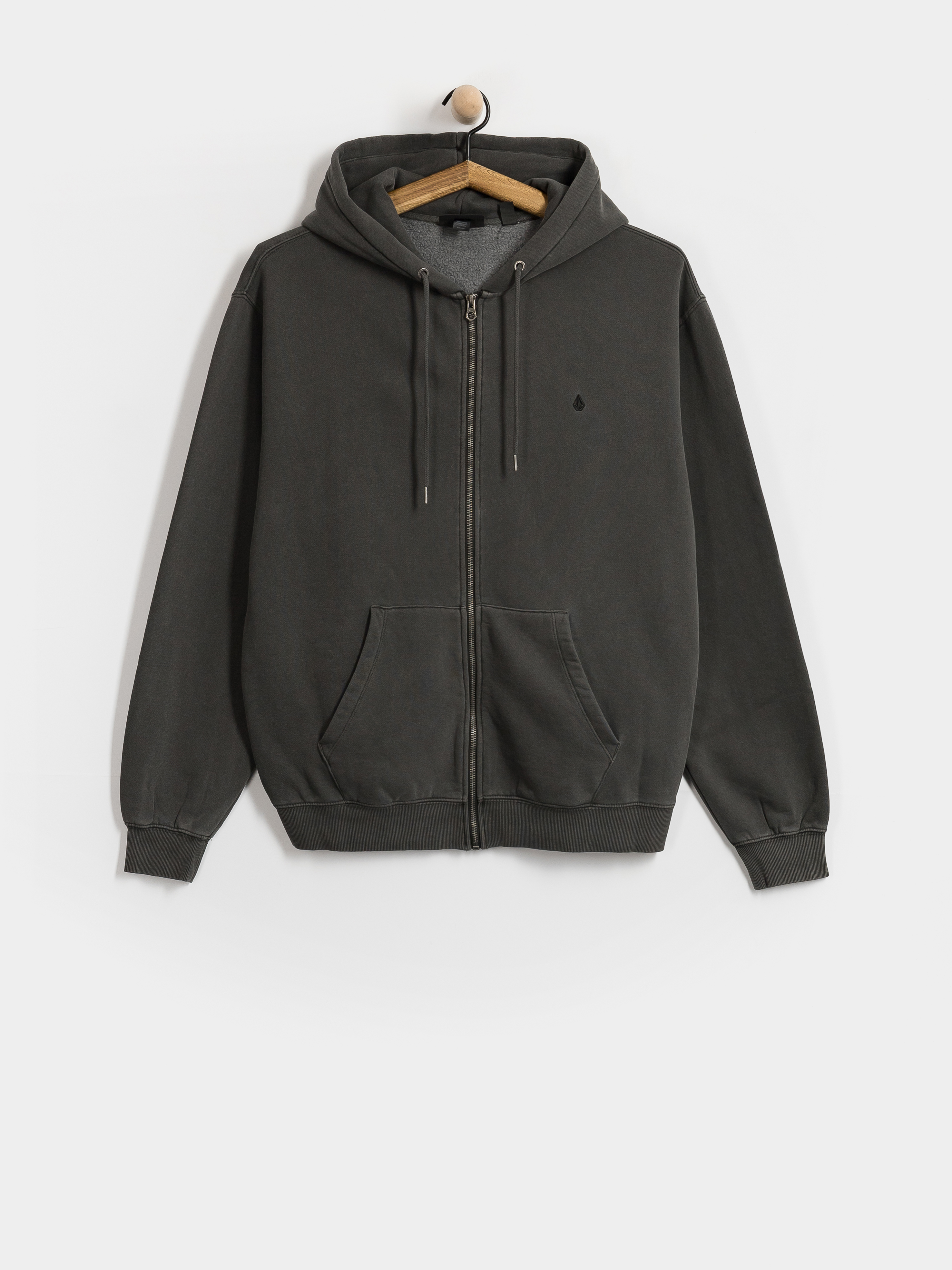 Mikina Volcom Single Stone Pw Zip (rinsed black)