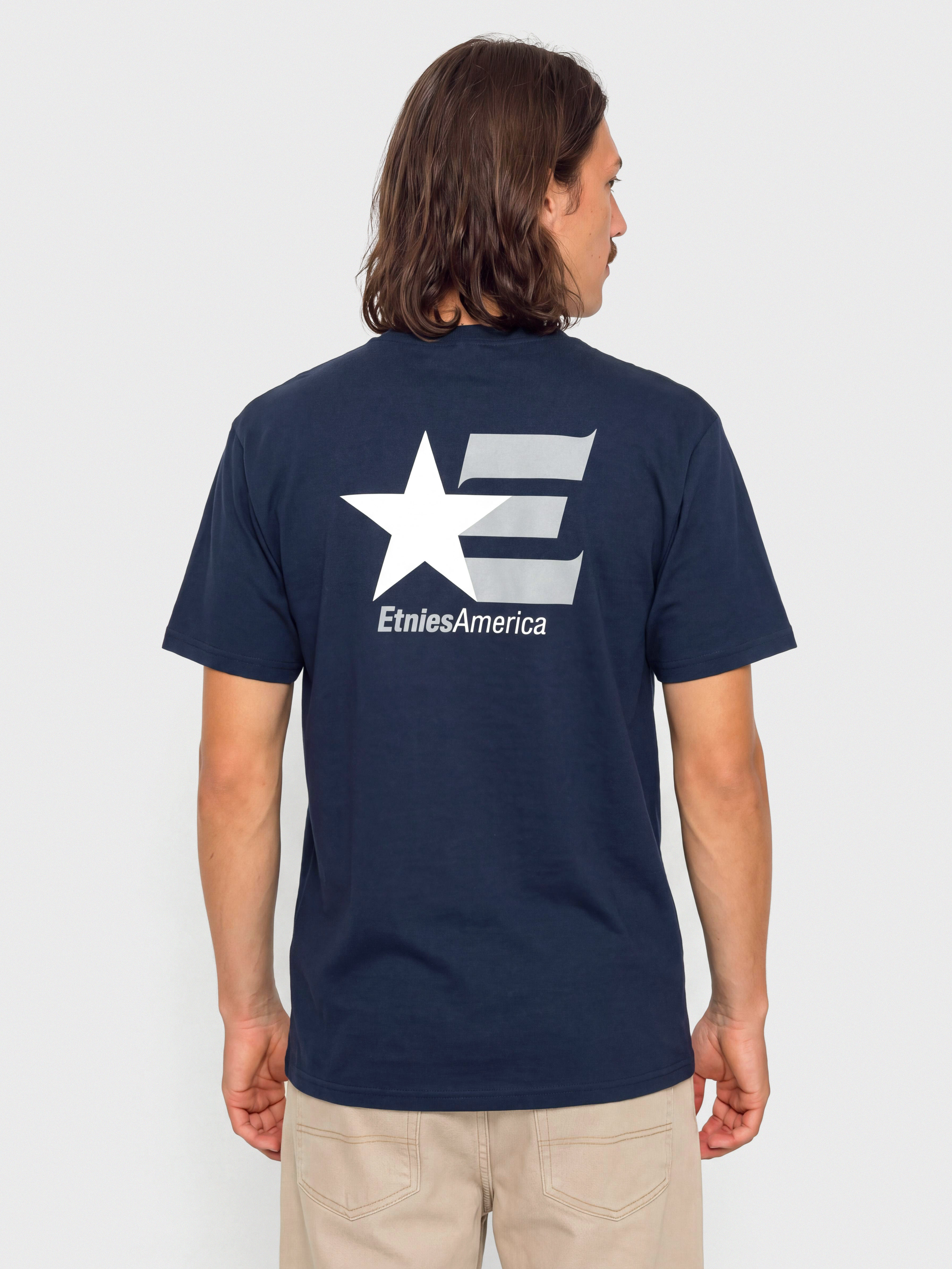 Tričko Etnies America (navy/white)