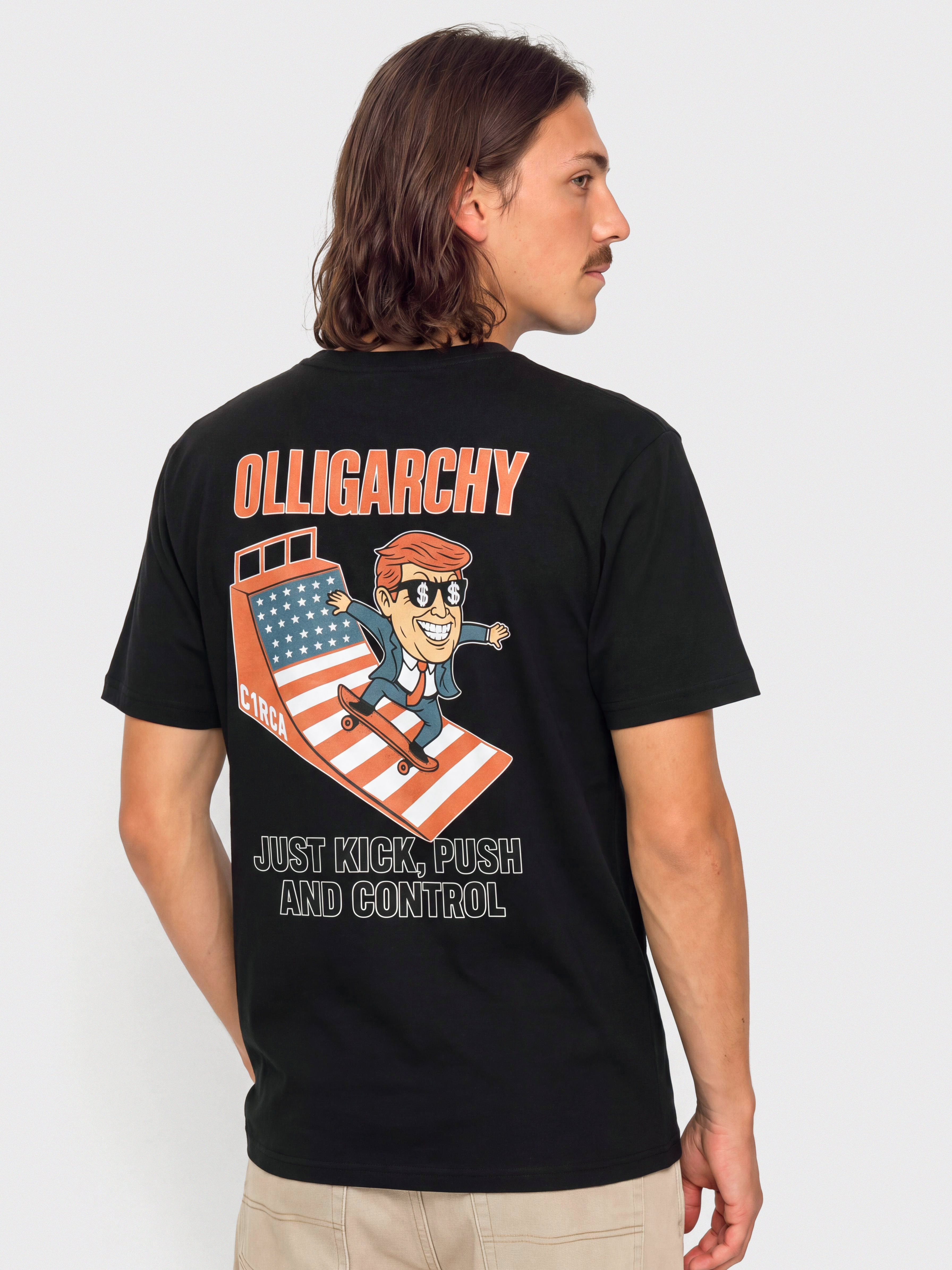 Tričko Circa Boss Says (black)
