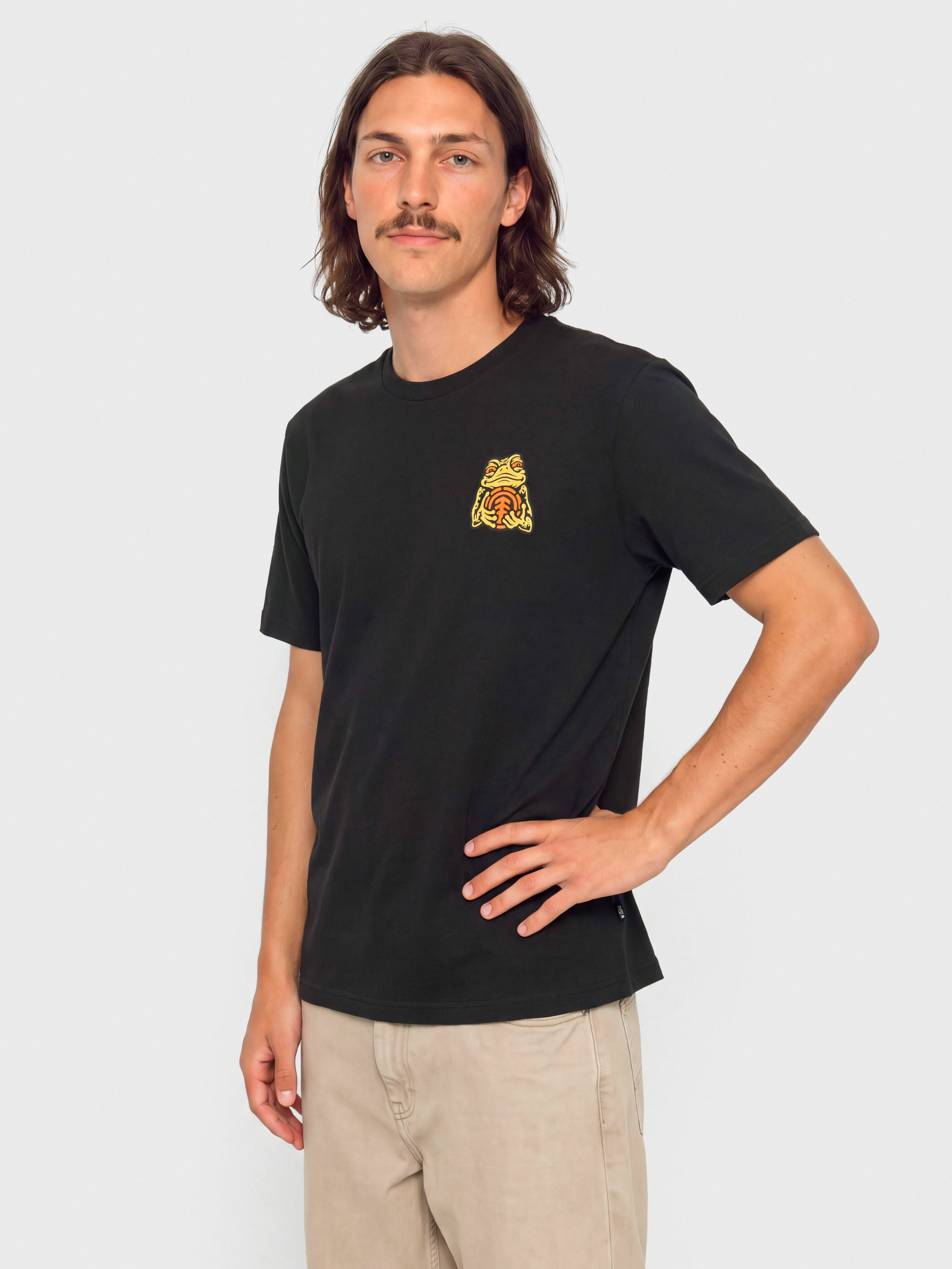 Tričko Element Timber The Frog (off black)
