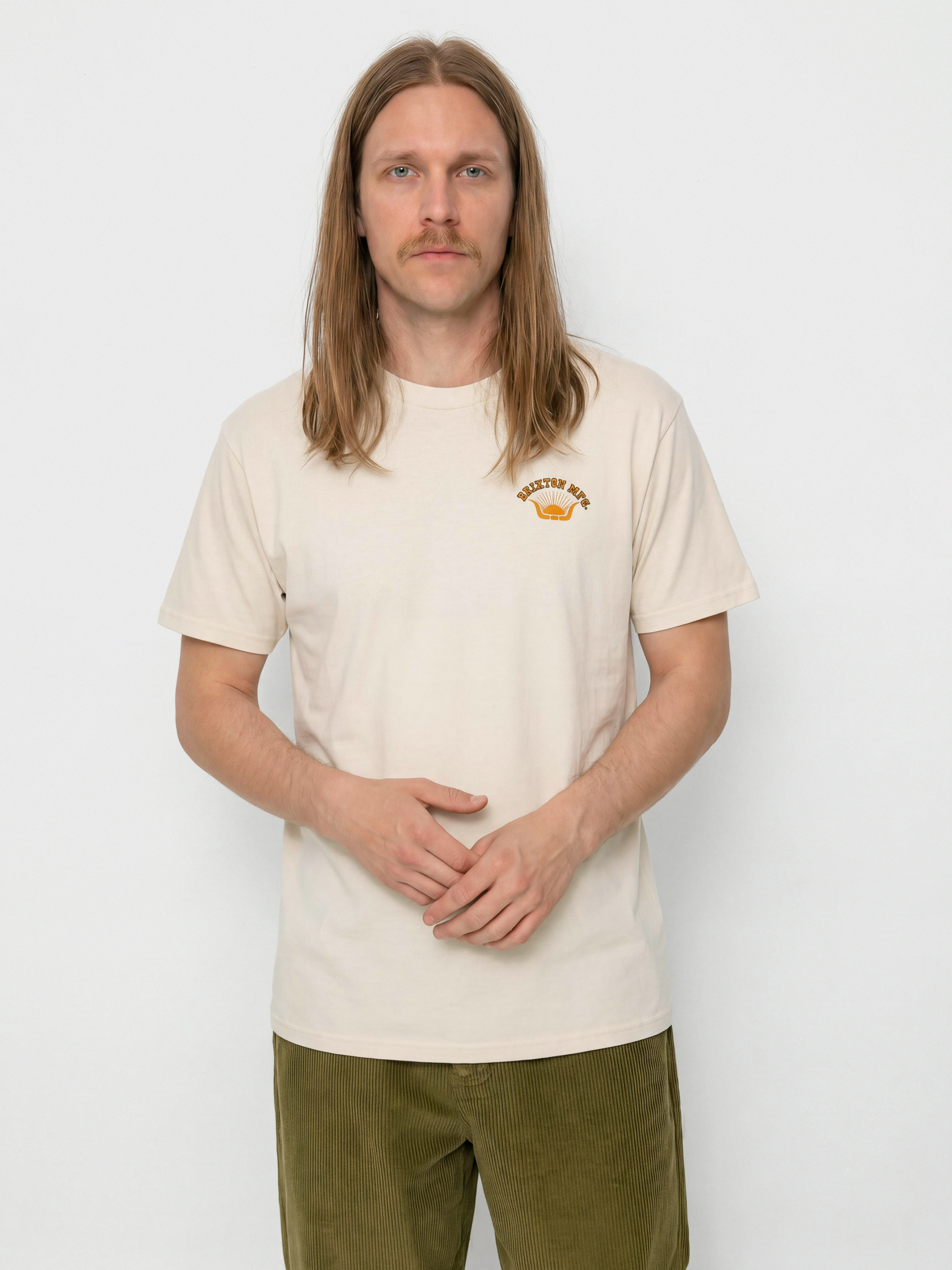 Tričko Brixton Stirrup Stnd (cream)