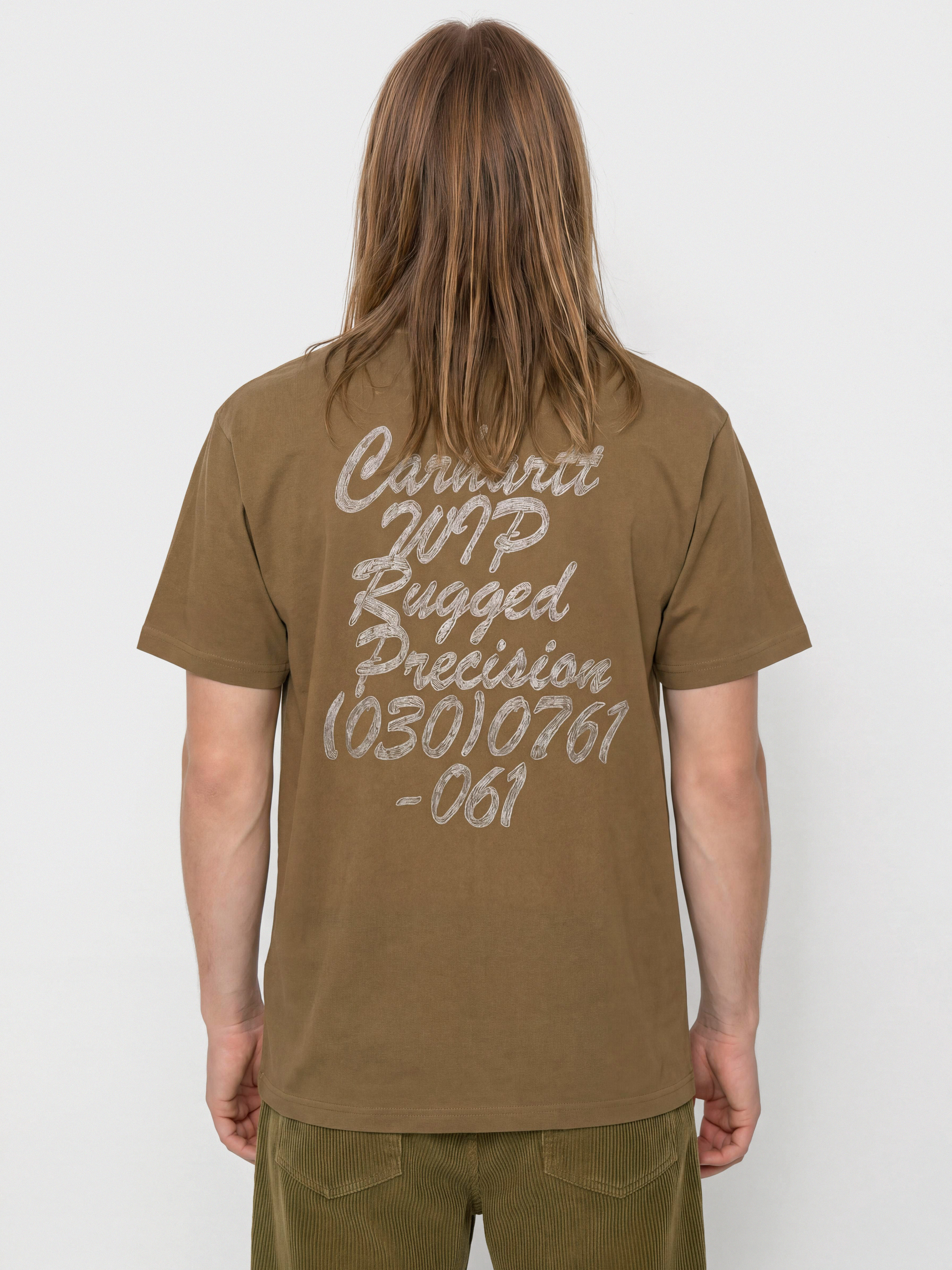 Triu010dko Carhartt WIP Hatching Script (wip h brown/garment dyed)