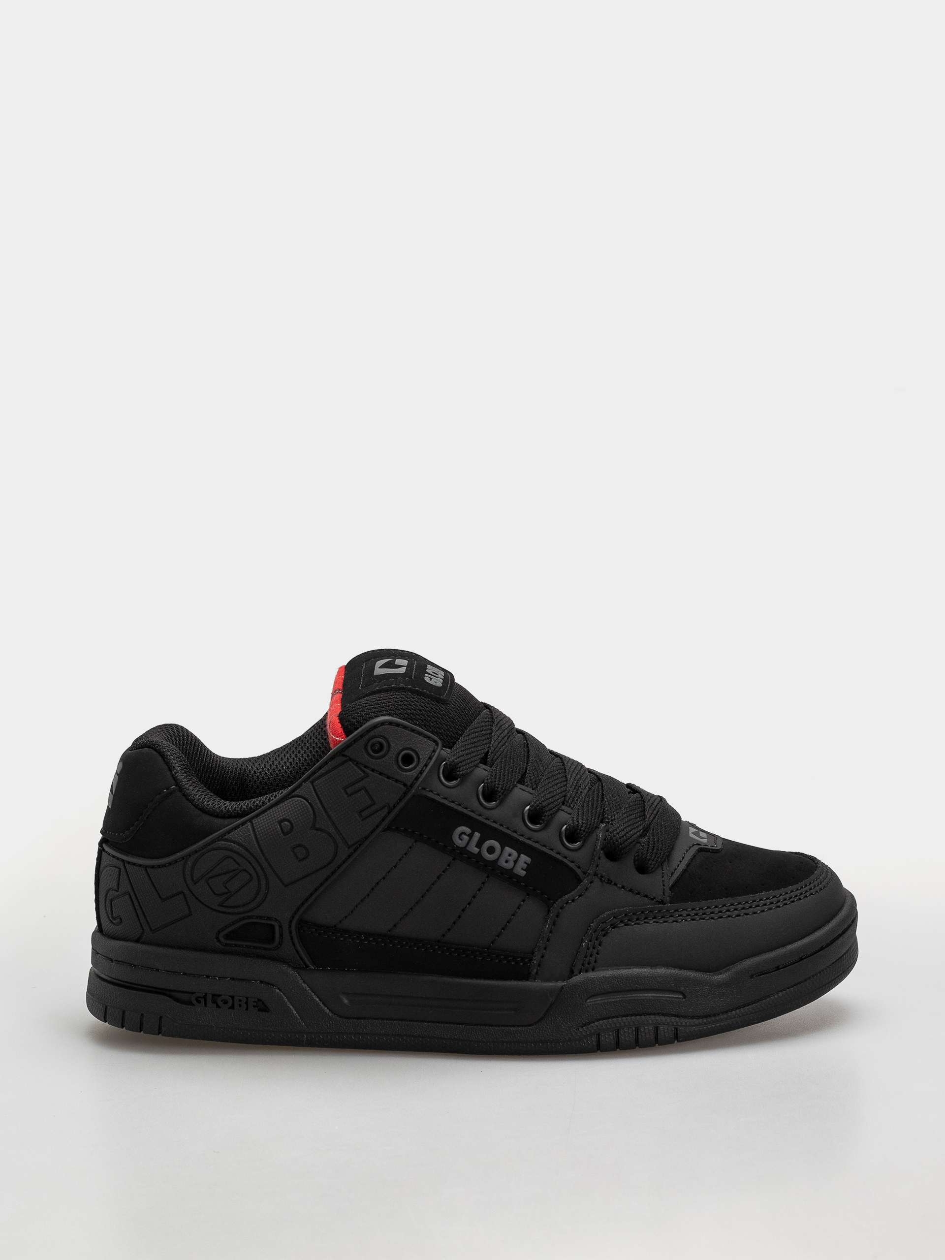 Topánky Globe Tilt (black/red/tartan)