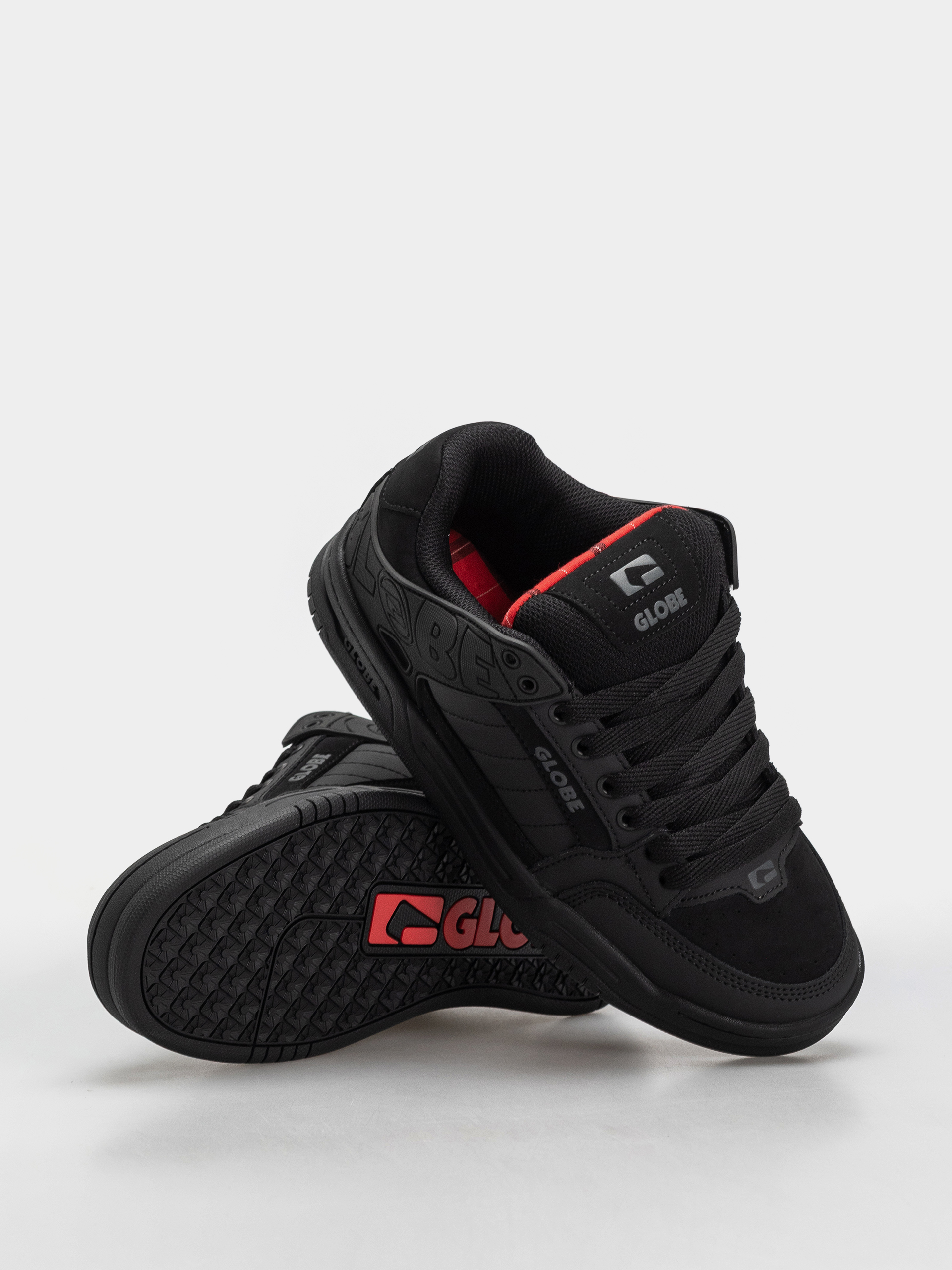 Topánky Globe Tilt (black/red/tartan)