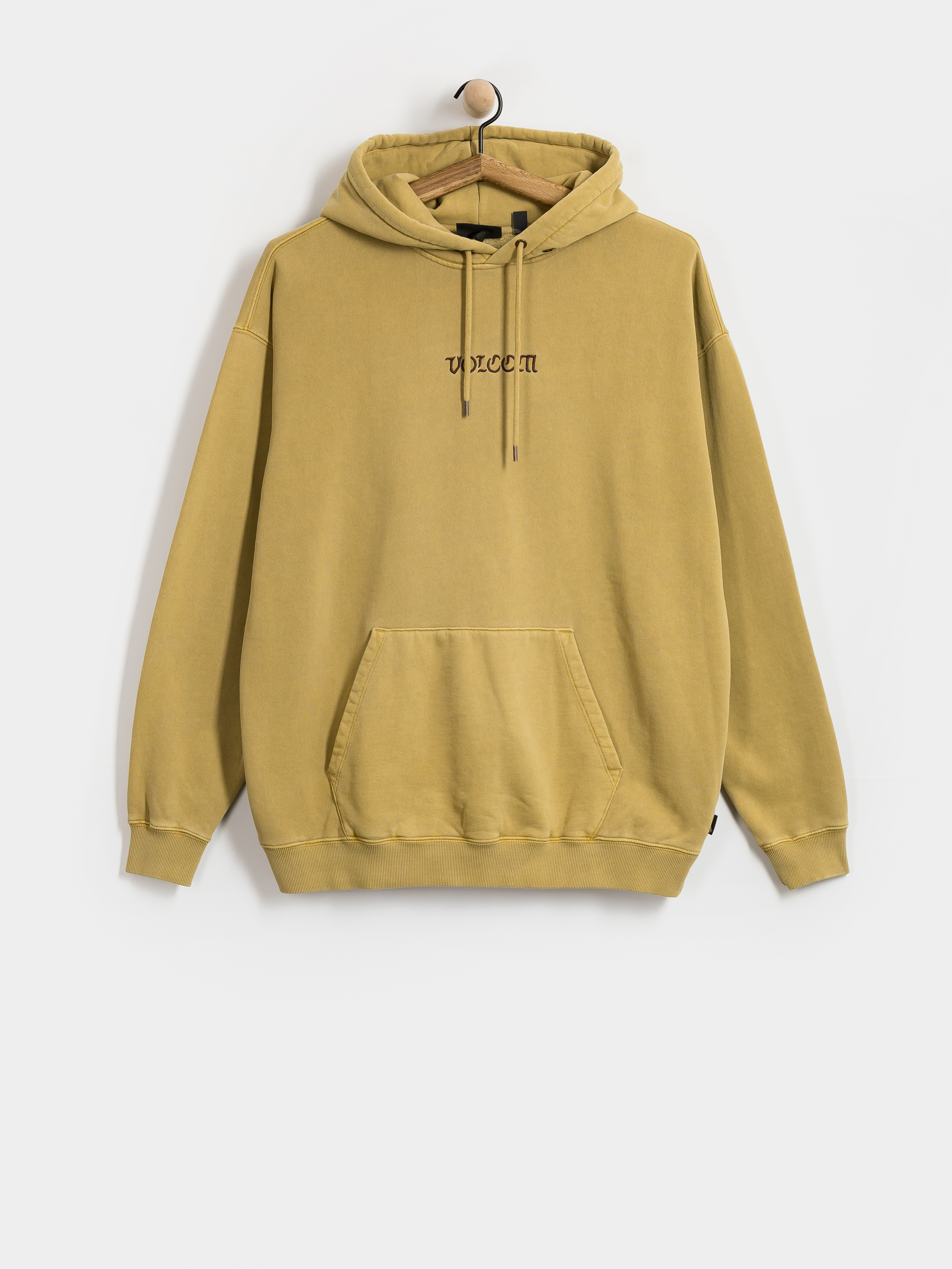 Mikina s kapucňou Volcom Big Stone HD (mustard)