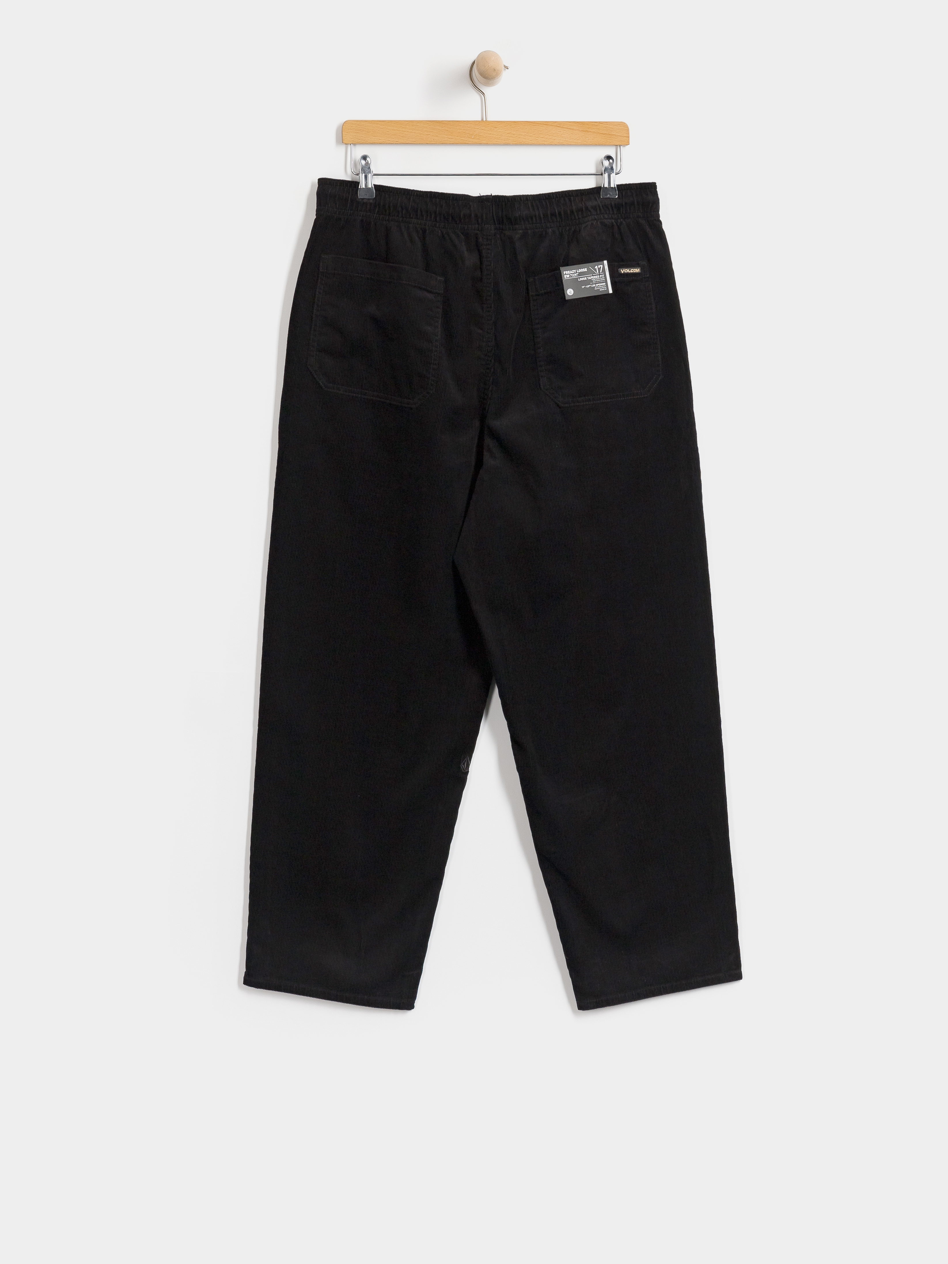 Nohavice Volcom Freazy Loose Ew Cord (black)