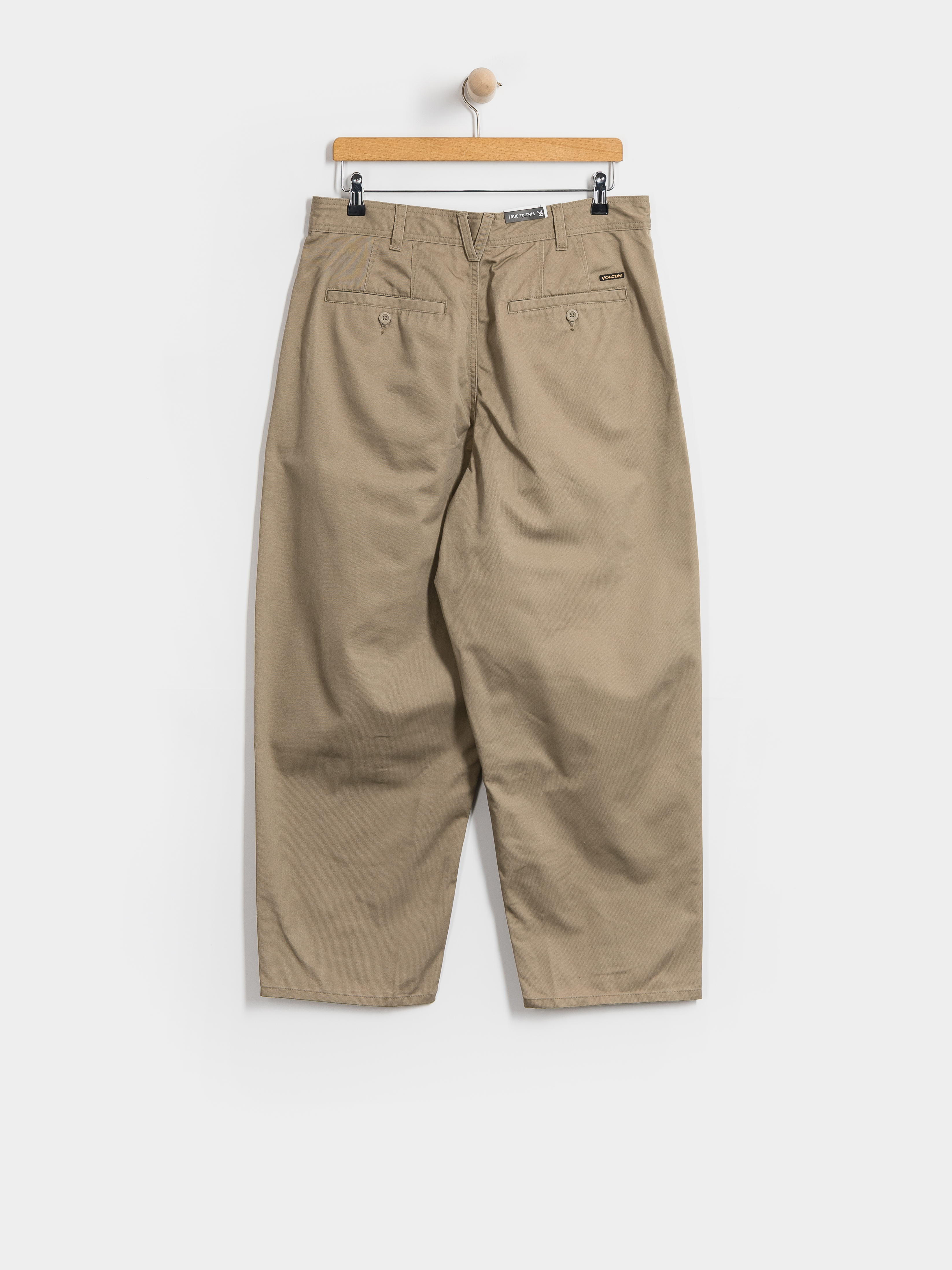 Nohavice Volcom Holter Pleat (khaki)