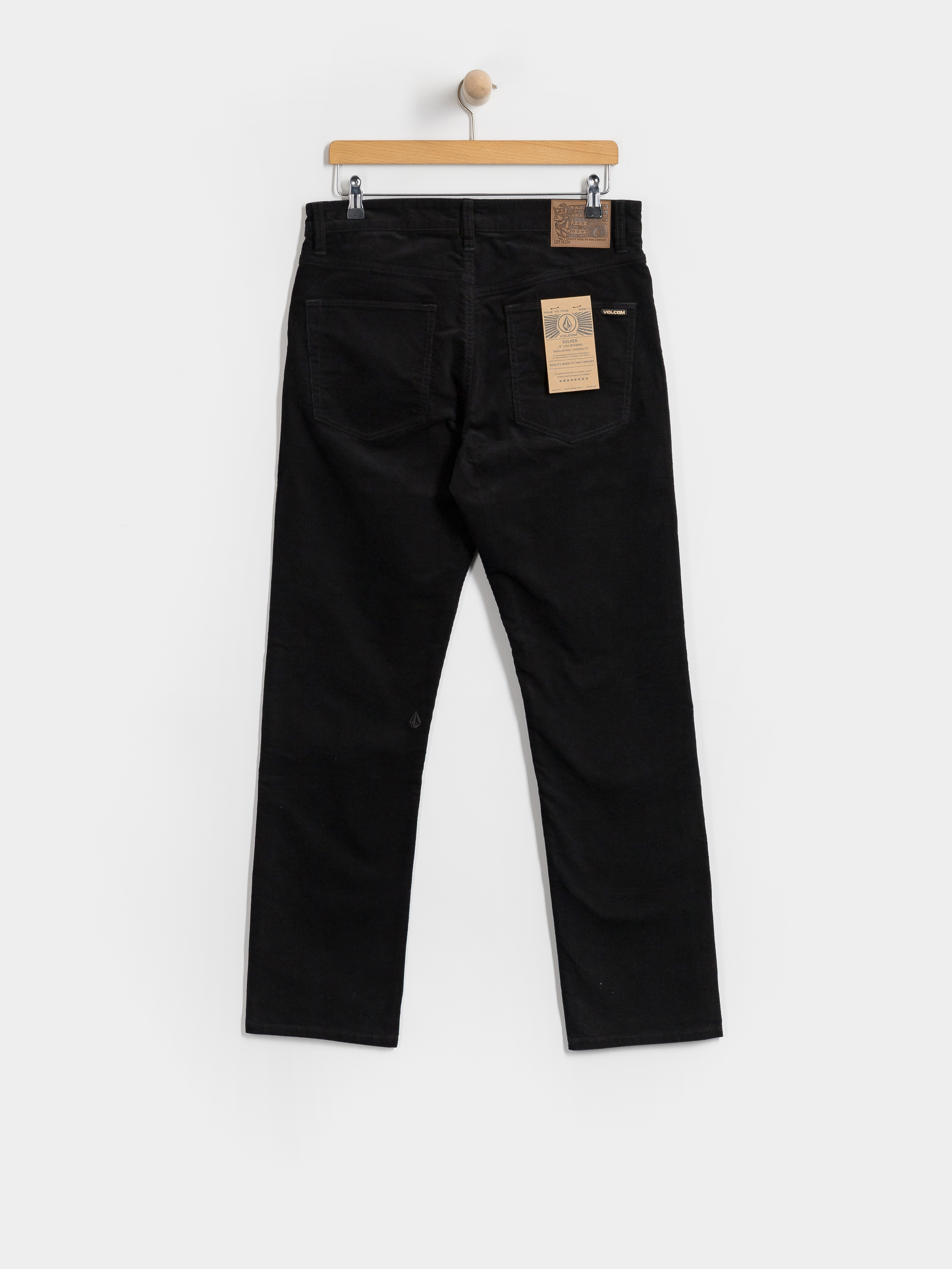 Nohavice Volcom Solver 5 Pocket Cord (black)