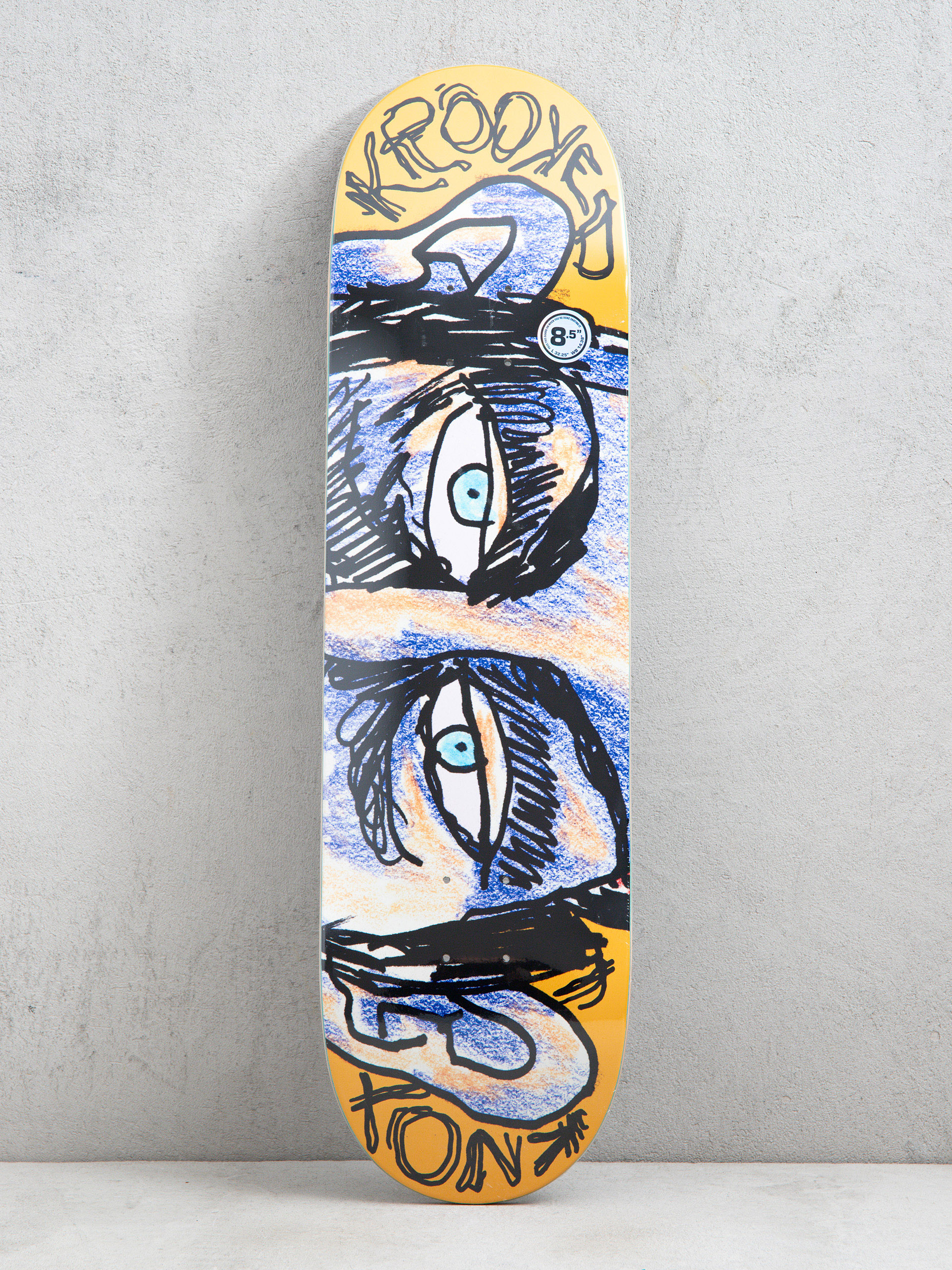 Doska Krooked Knox Watcher (yellow)