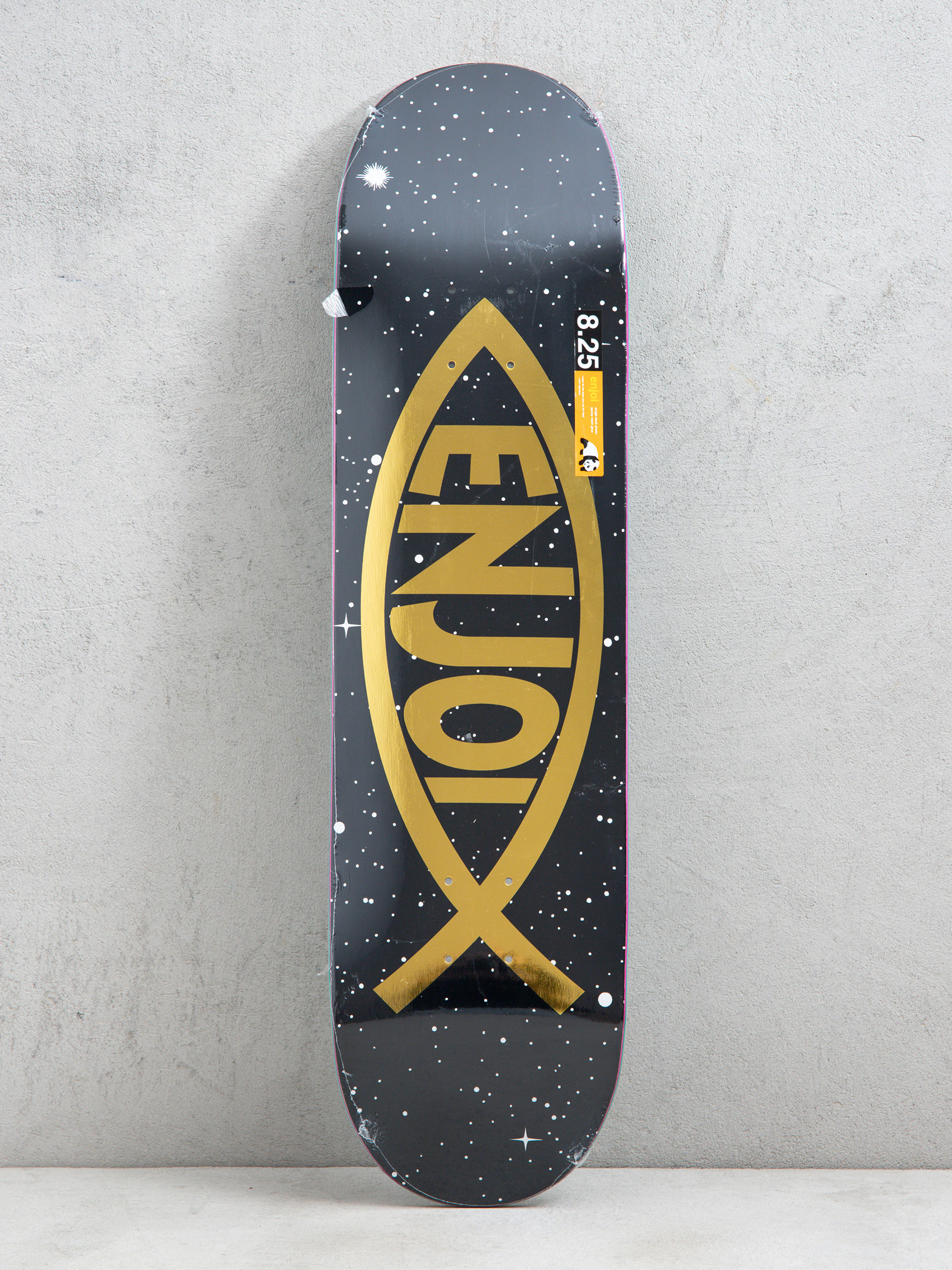 Doska Enjoi Fish Logo (black/gold)