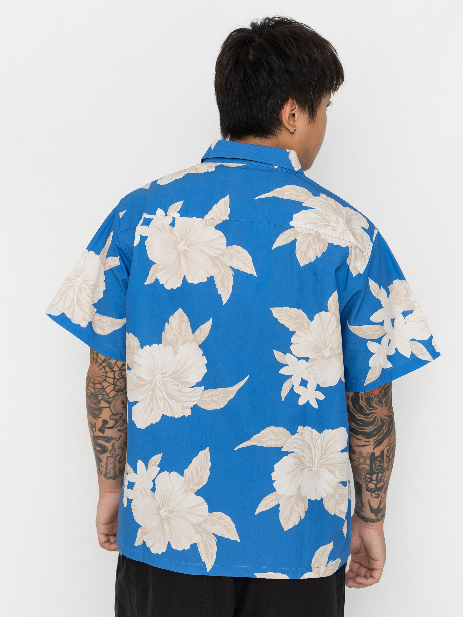 Košeľa RipNDip Surf Co (blue/cream)