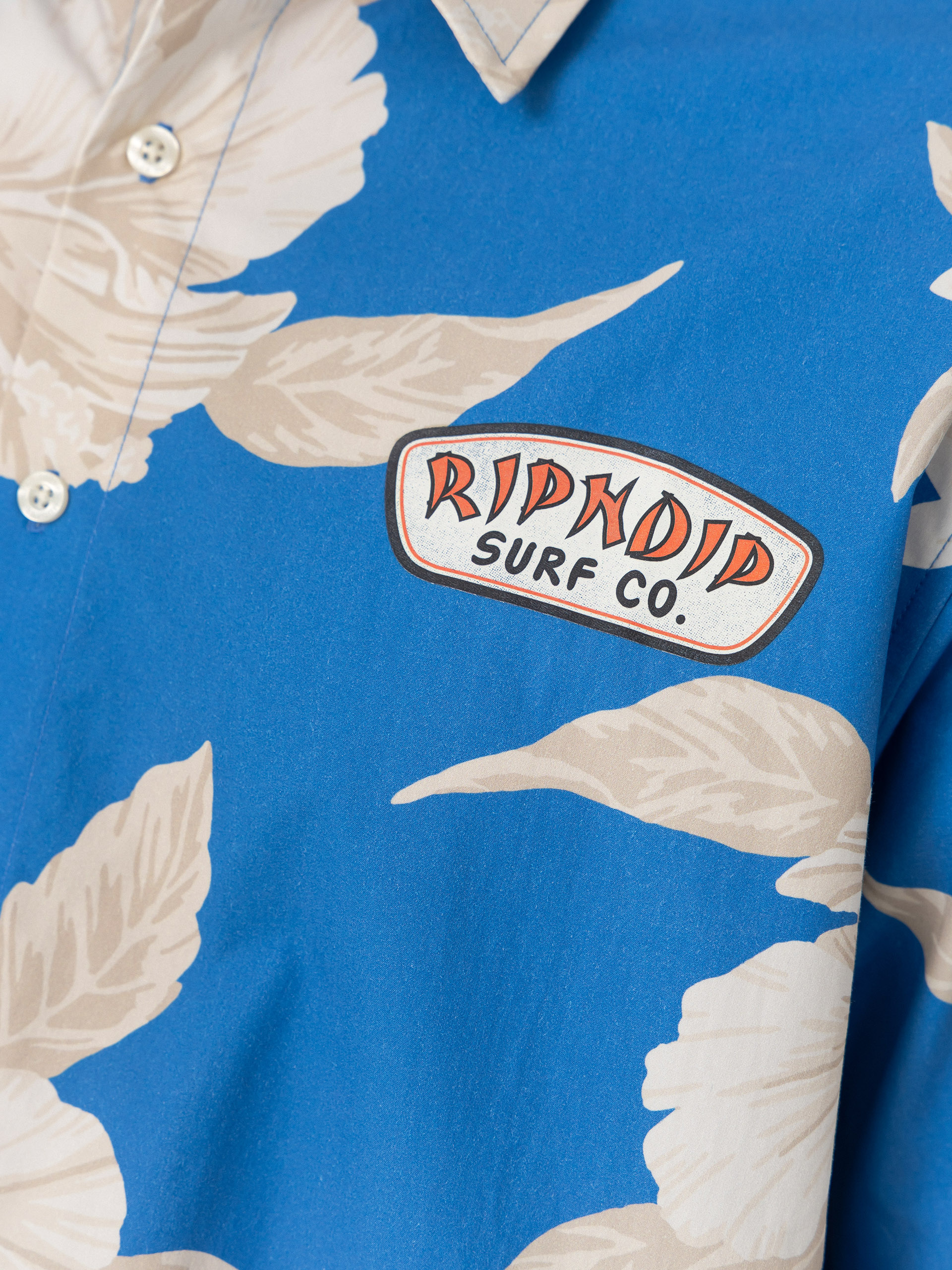 Košeľa RipNDip Surf Co (blue/cream)