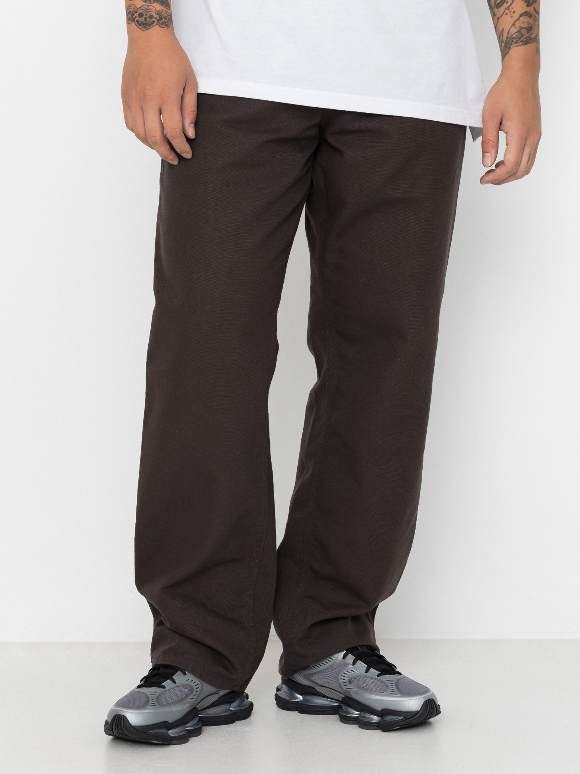 Nohavice Carhartt WIP Single Knee (tobacco/rinsed)