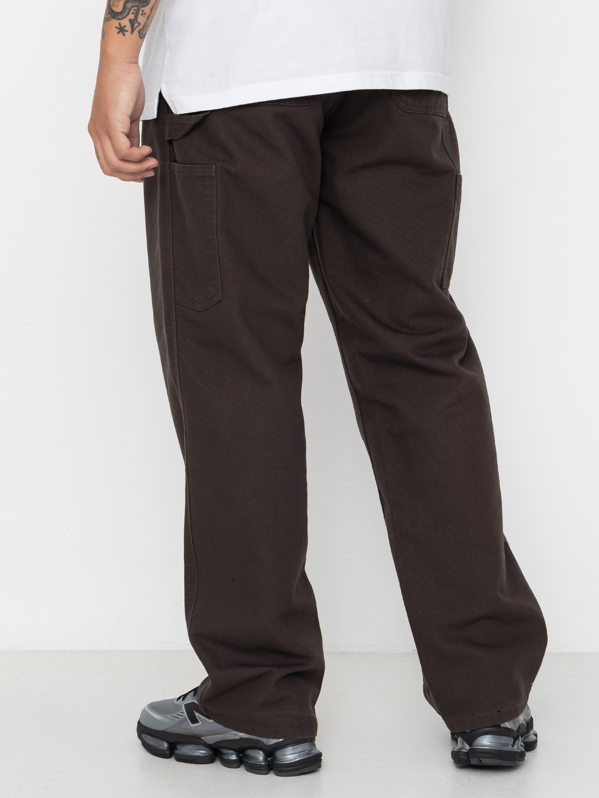 Nohavice Carhartt WIP Single Knee (tobacco/rinsed)