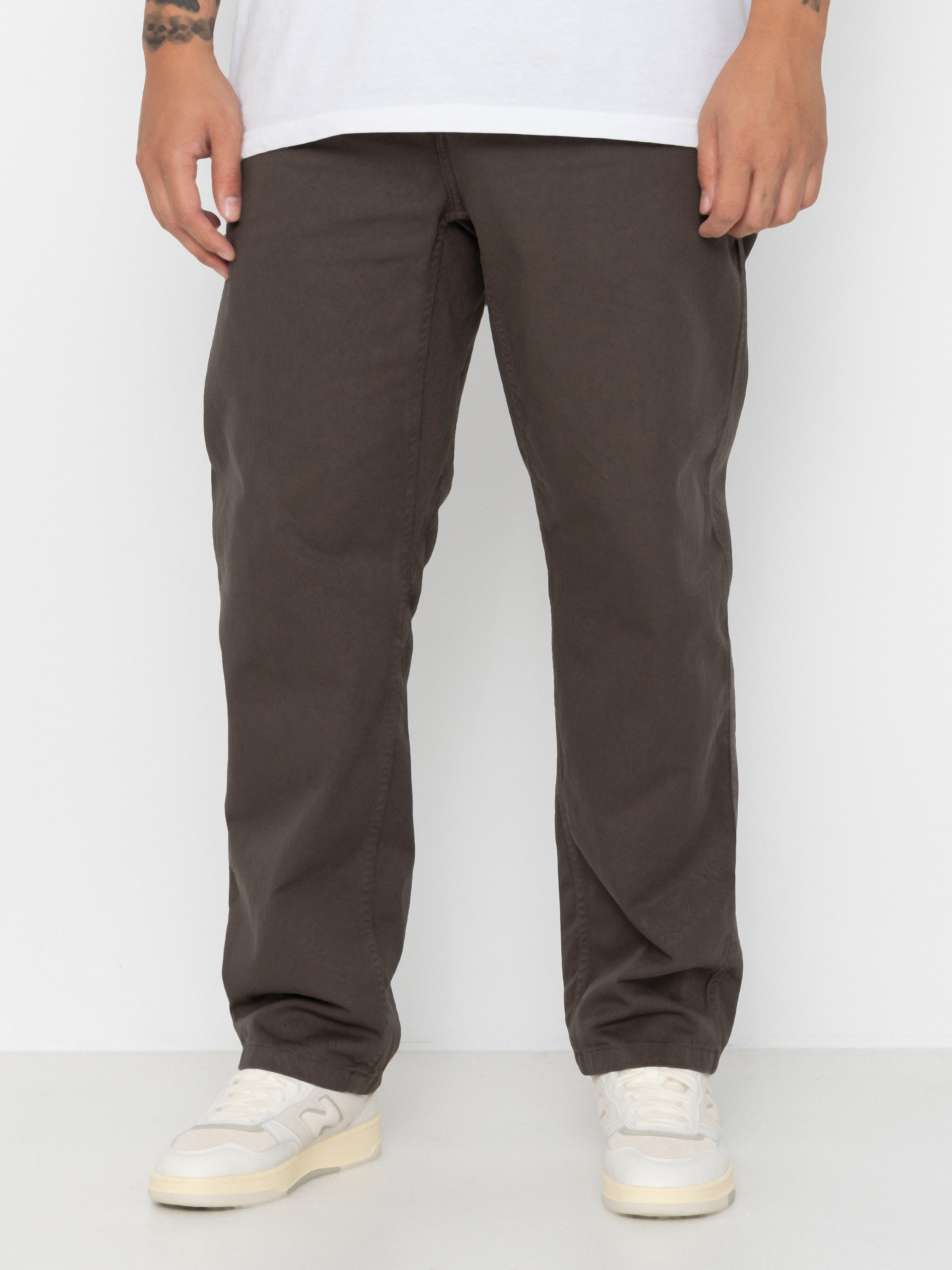 Nohavice Carhartt WIP Flint (shungite/garment dyed)