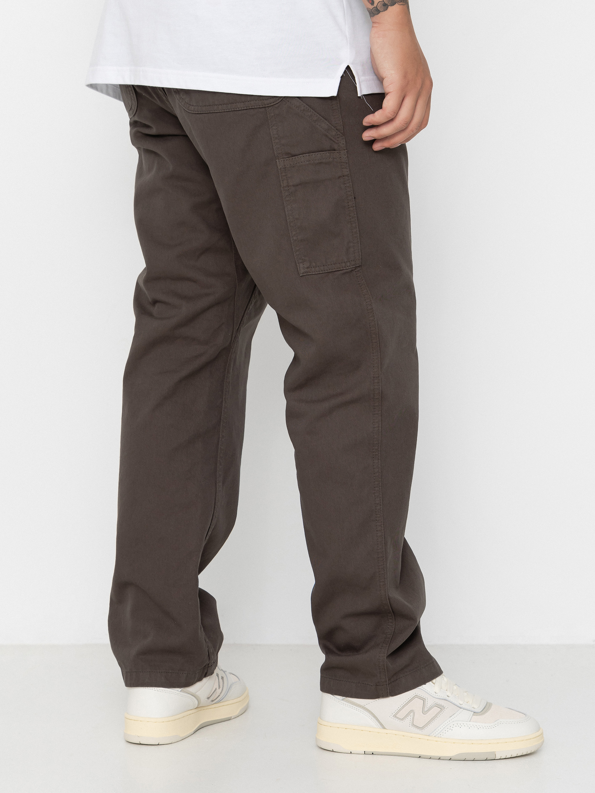 Nohavice Carhartt WIP Flint (shungite/garment dyed)