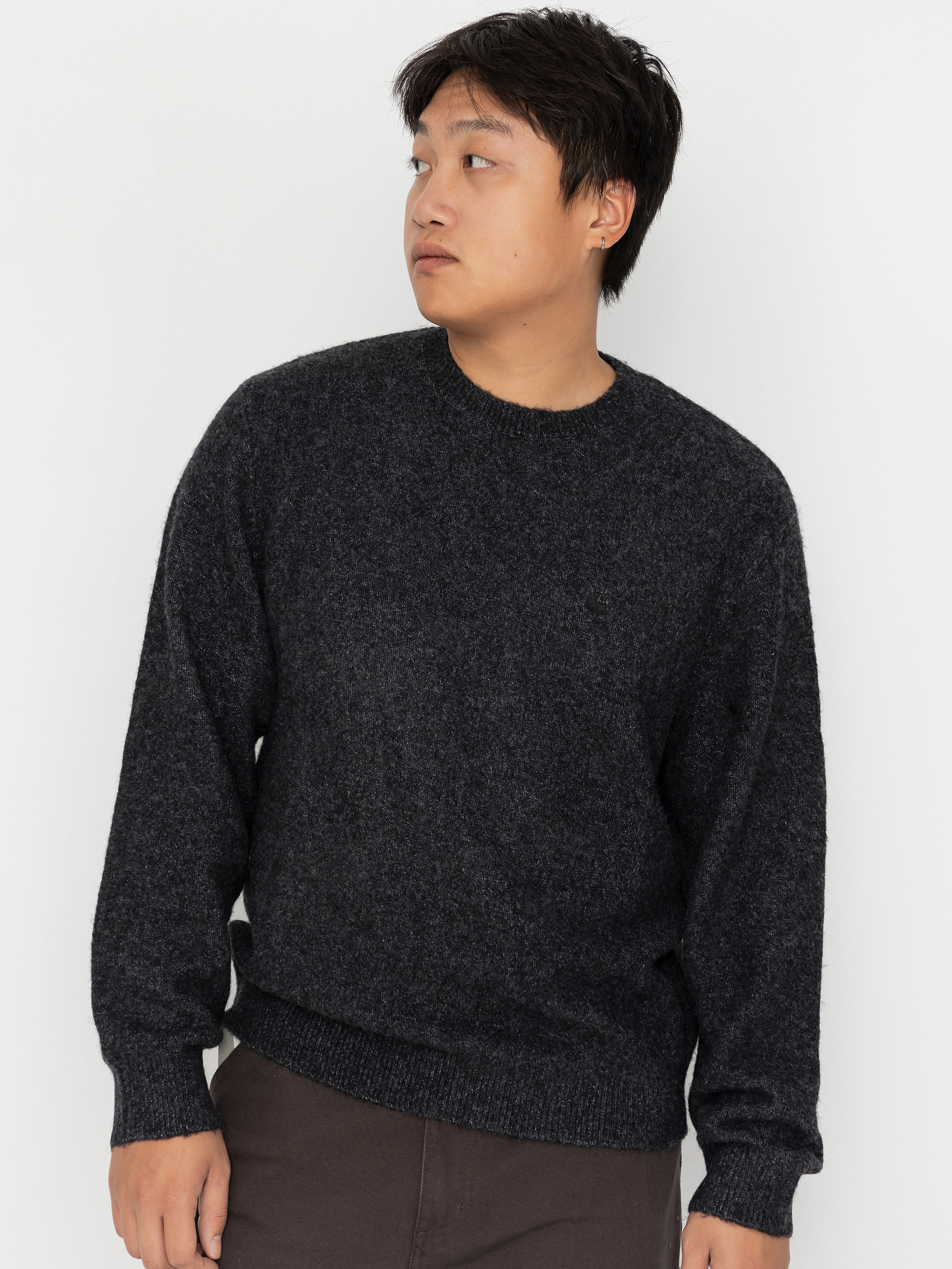 Sveter Carhartt WIP Curtis (tangled black)