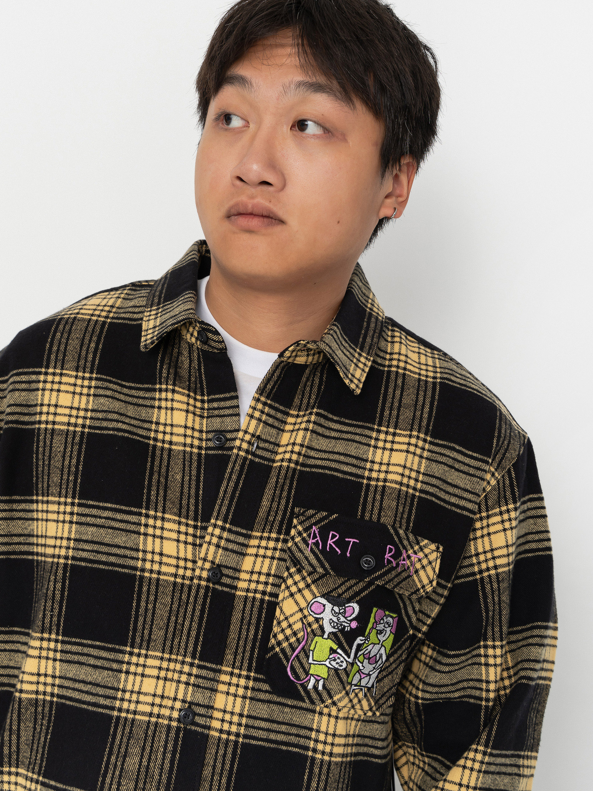 Košeľa Volcom Fa Ozzy Plaid (mustard)