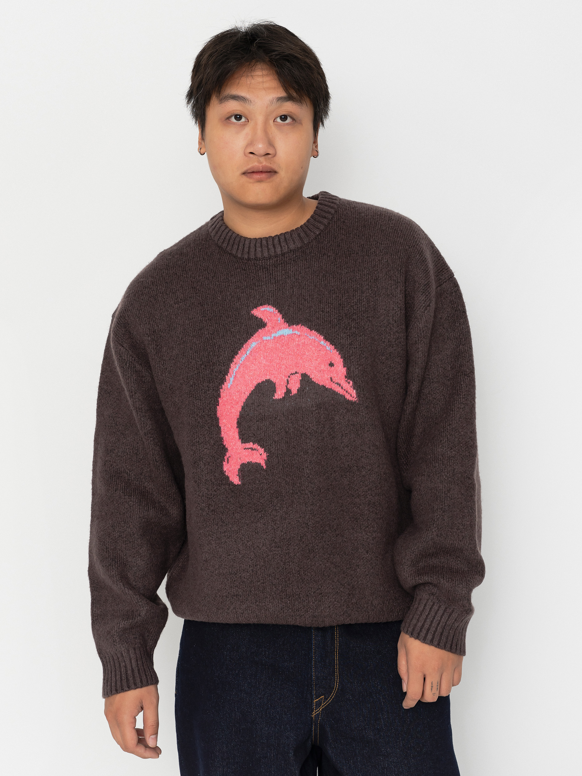 Sveter Volcom Fa Ozzy Dolphin (raisin)