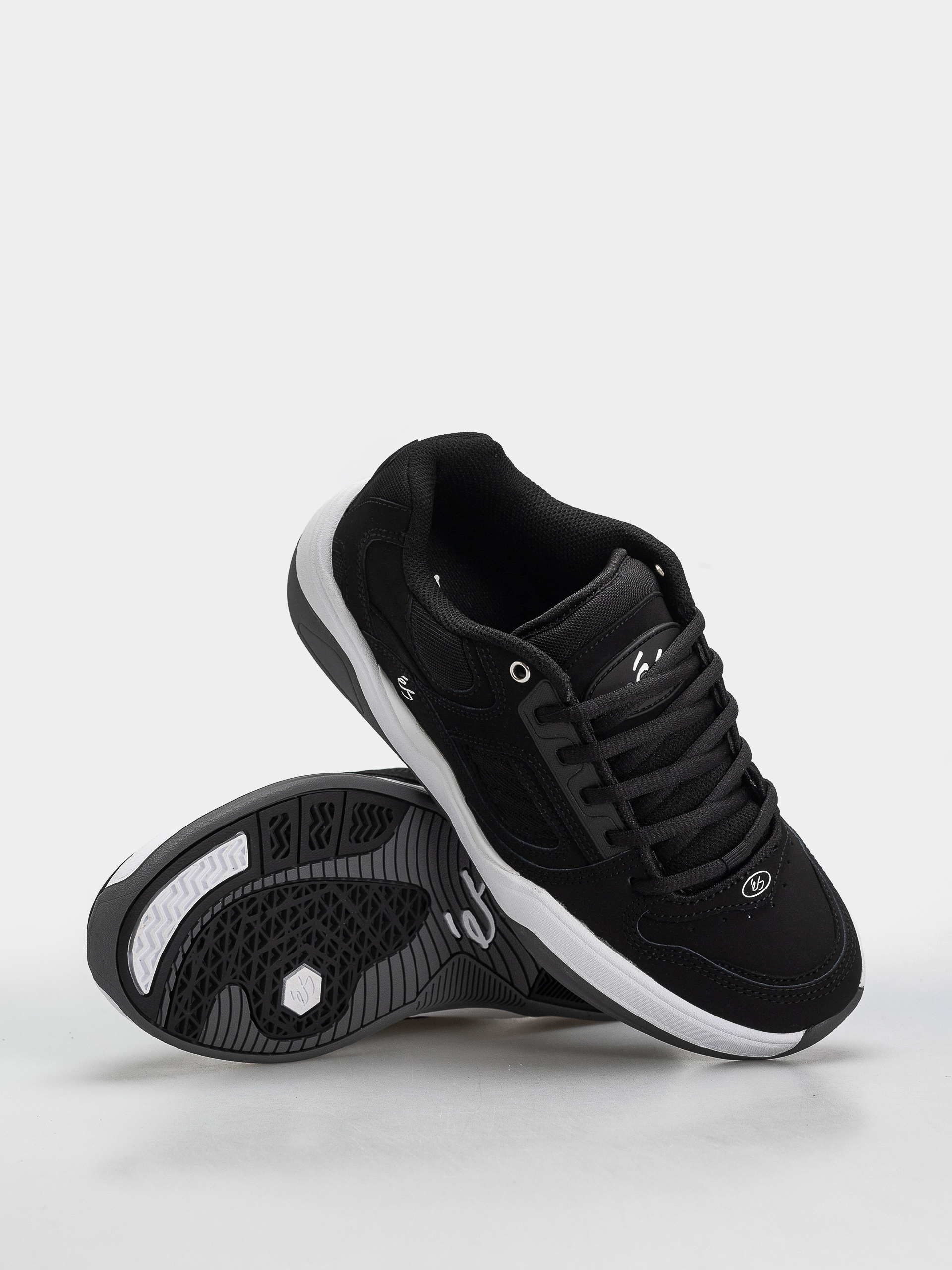 Topánky eS Tj Rogers (black/white/grey)