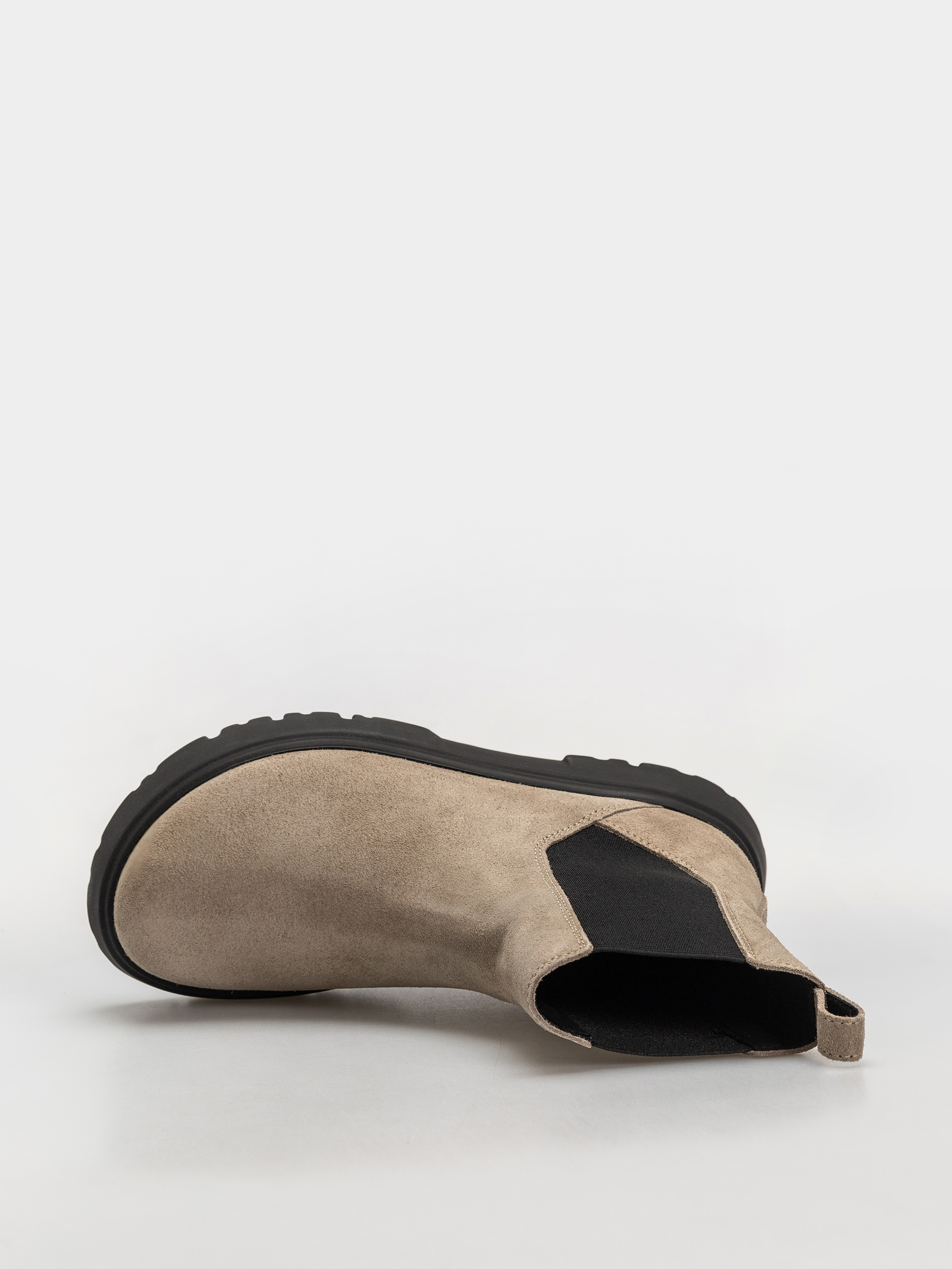 Topánky Birkenstock Theda Chelsea Suede Leather Narrow Wmn (taupe)