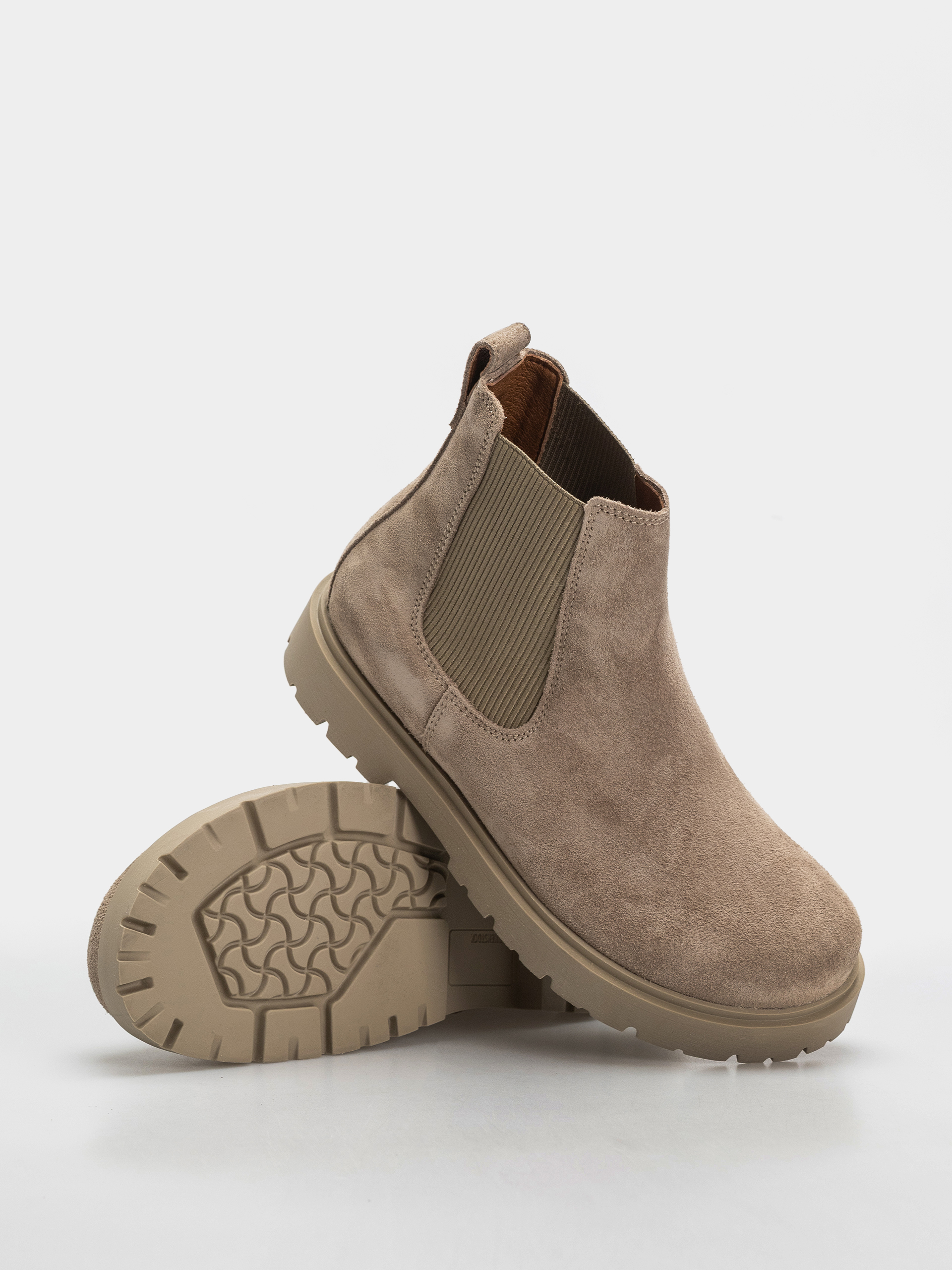 Topánky Birkenstock Highwood Suede Leather Narrow (taupe)