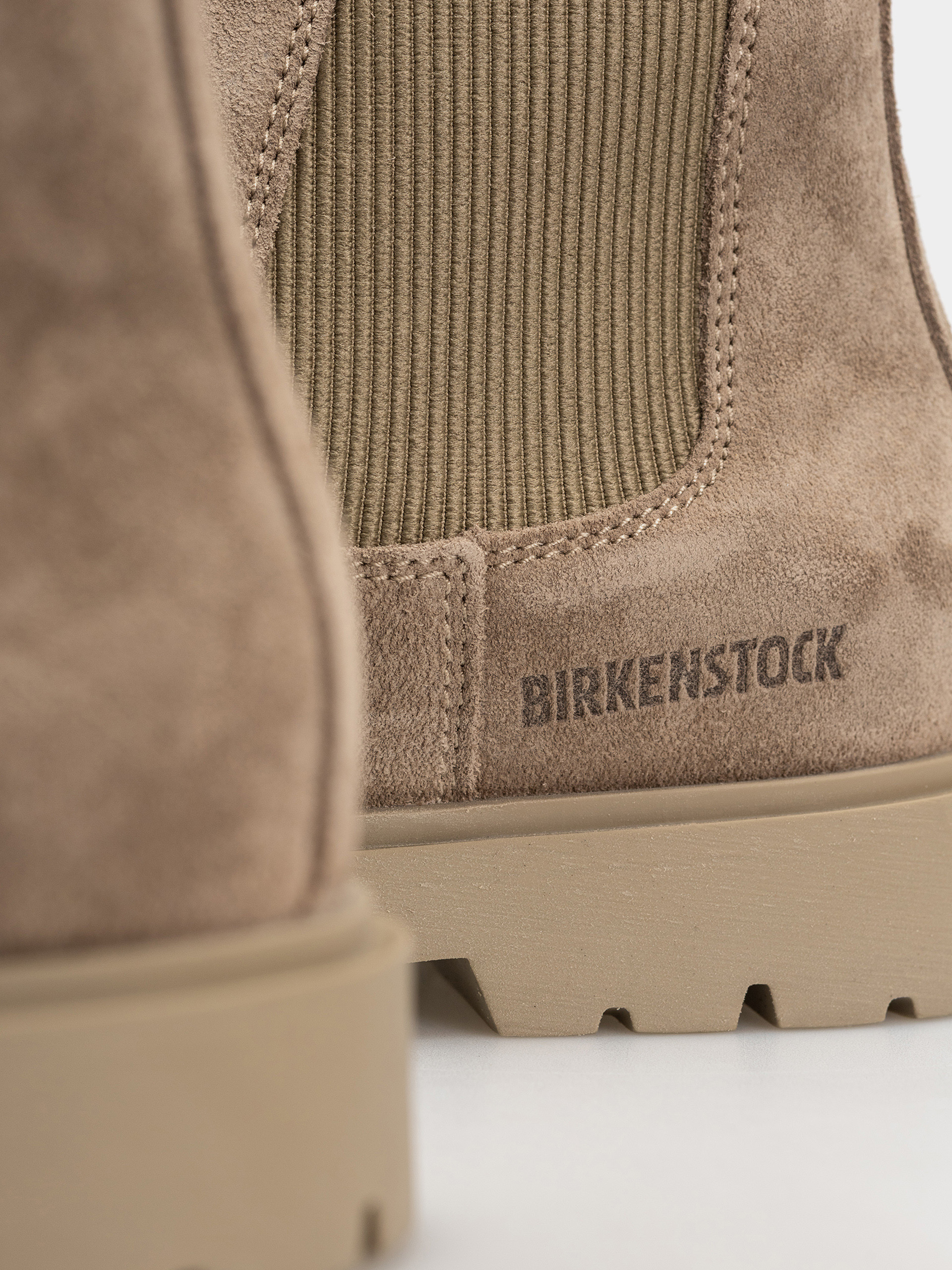 Topánky Birkenstock Highwood Suede Leather Narrow (taupe)