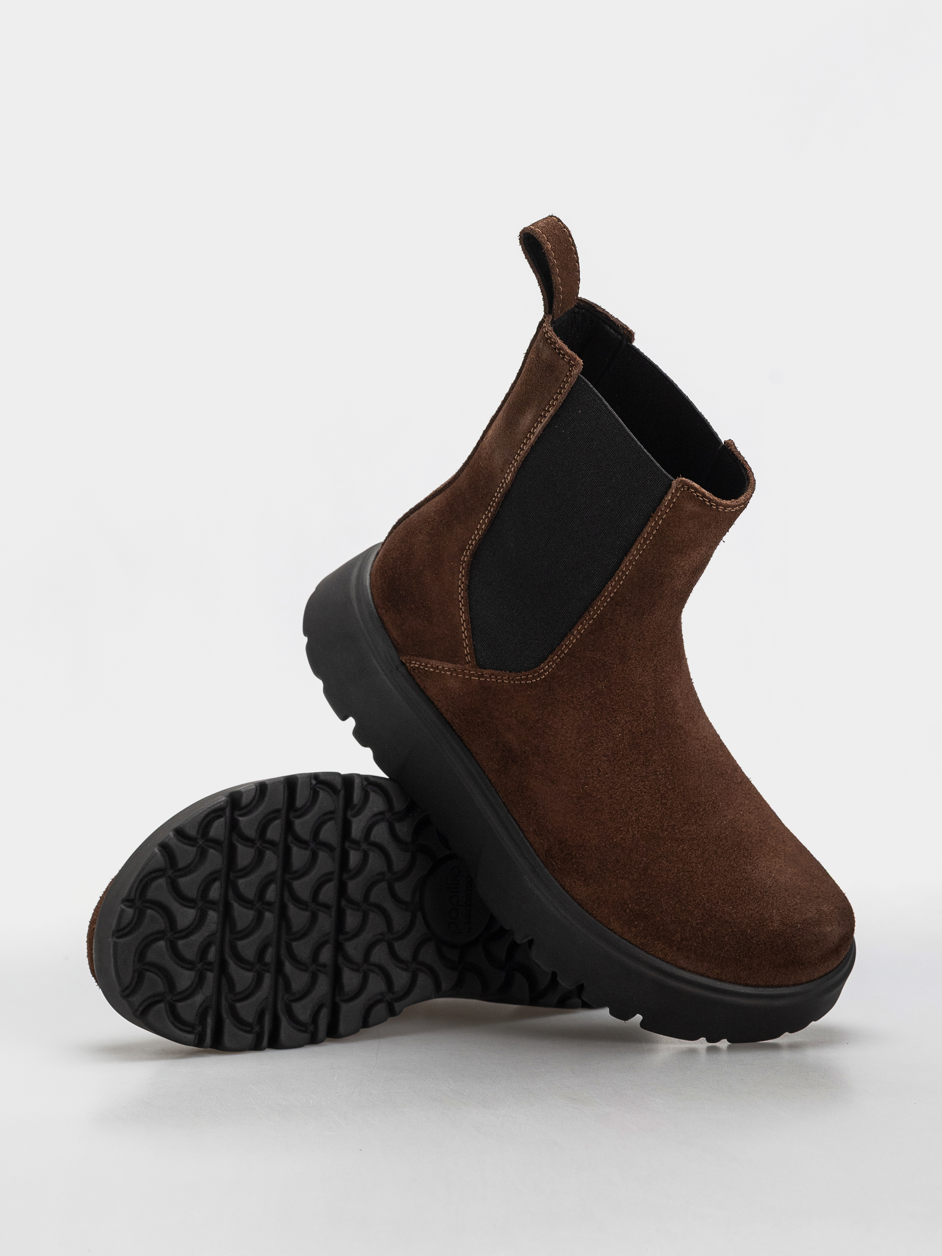 Topánky Birkenstock Theda Chelsea Suede Leather Narrow Wmn (carafe)