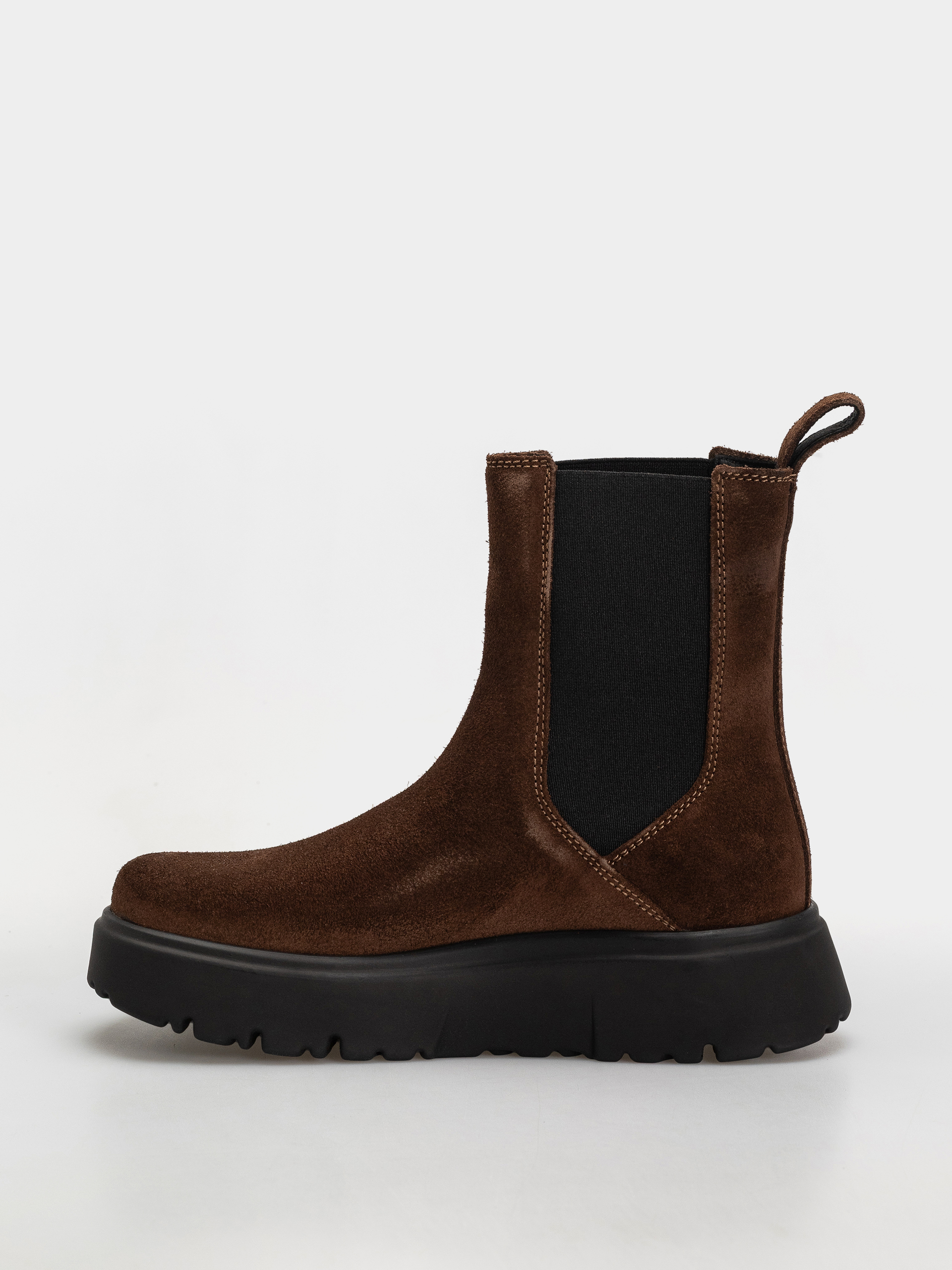 Topánky Birkenstock Theda Chelsea Suede Leather Narrow Wmn (carafe)