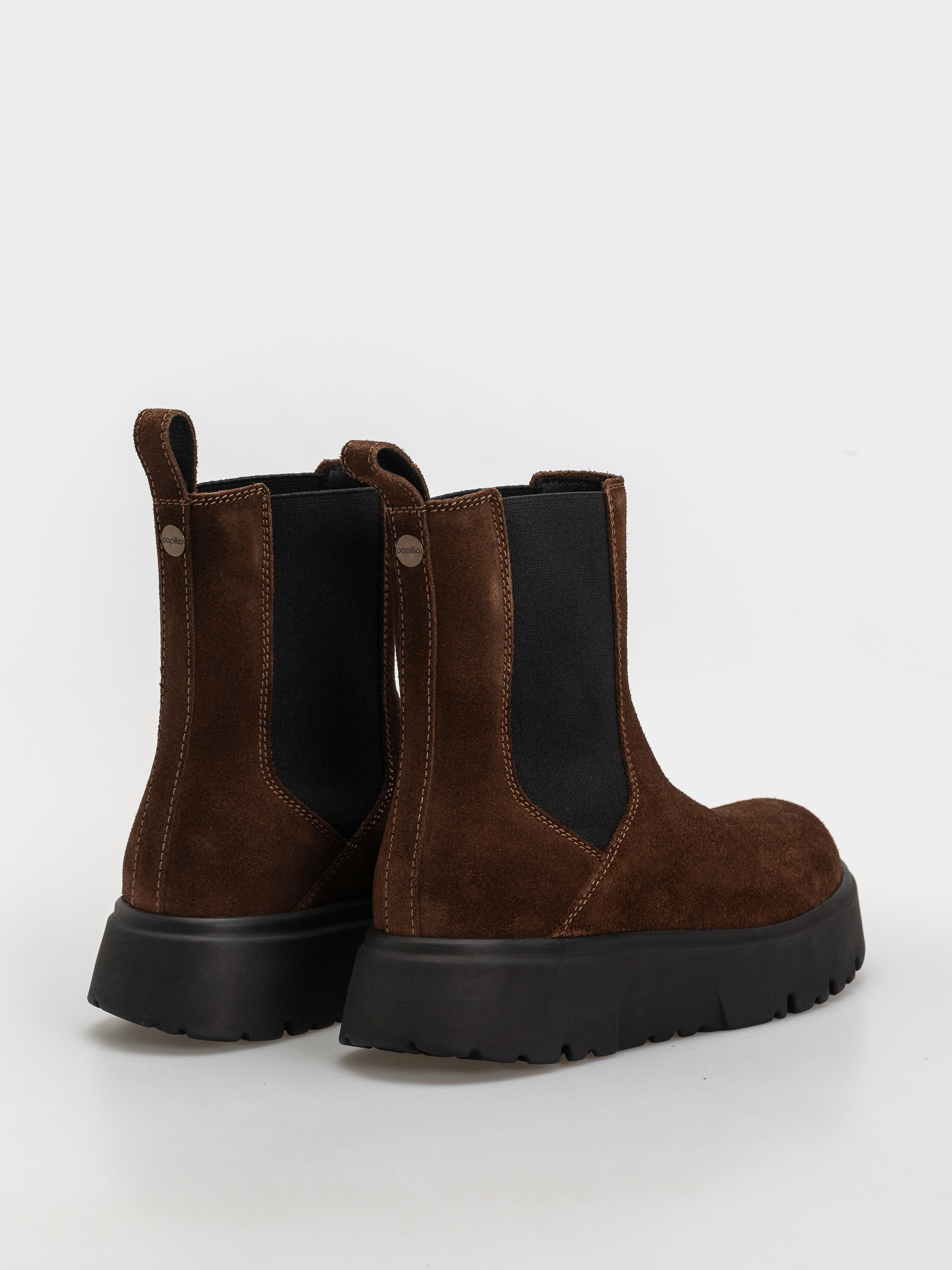 Topánky Birkenstock Theda Chelsea Suede Leather Narrow Wmn (carafe)
