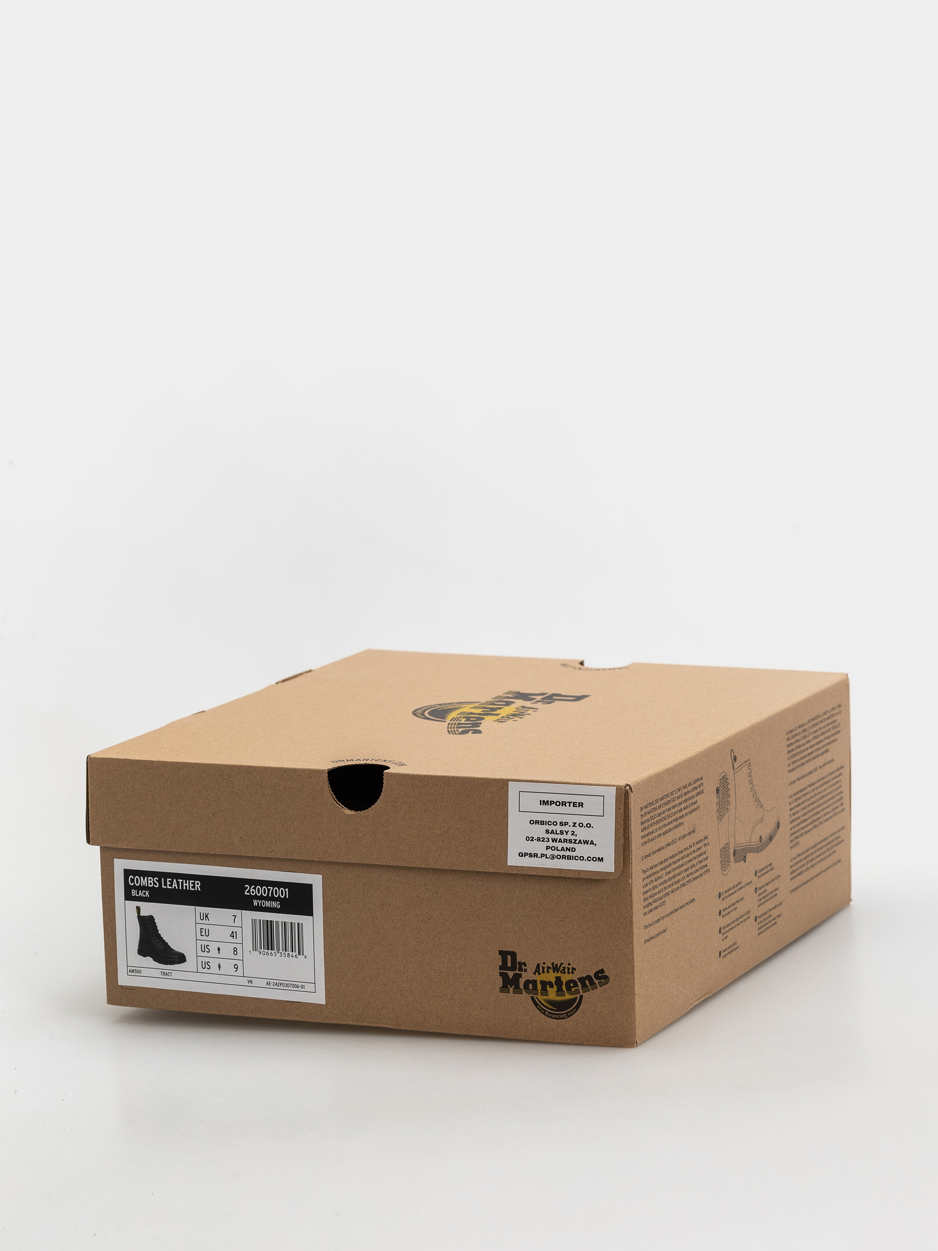 Topánky Dr. Martens Combs Leather (black)