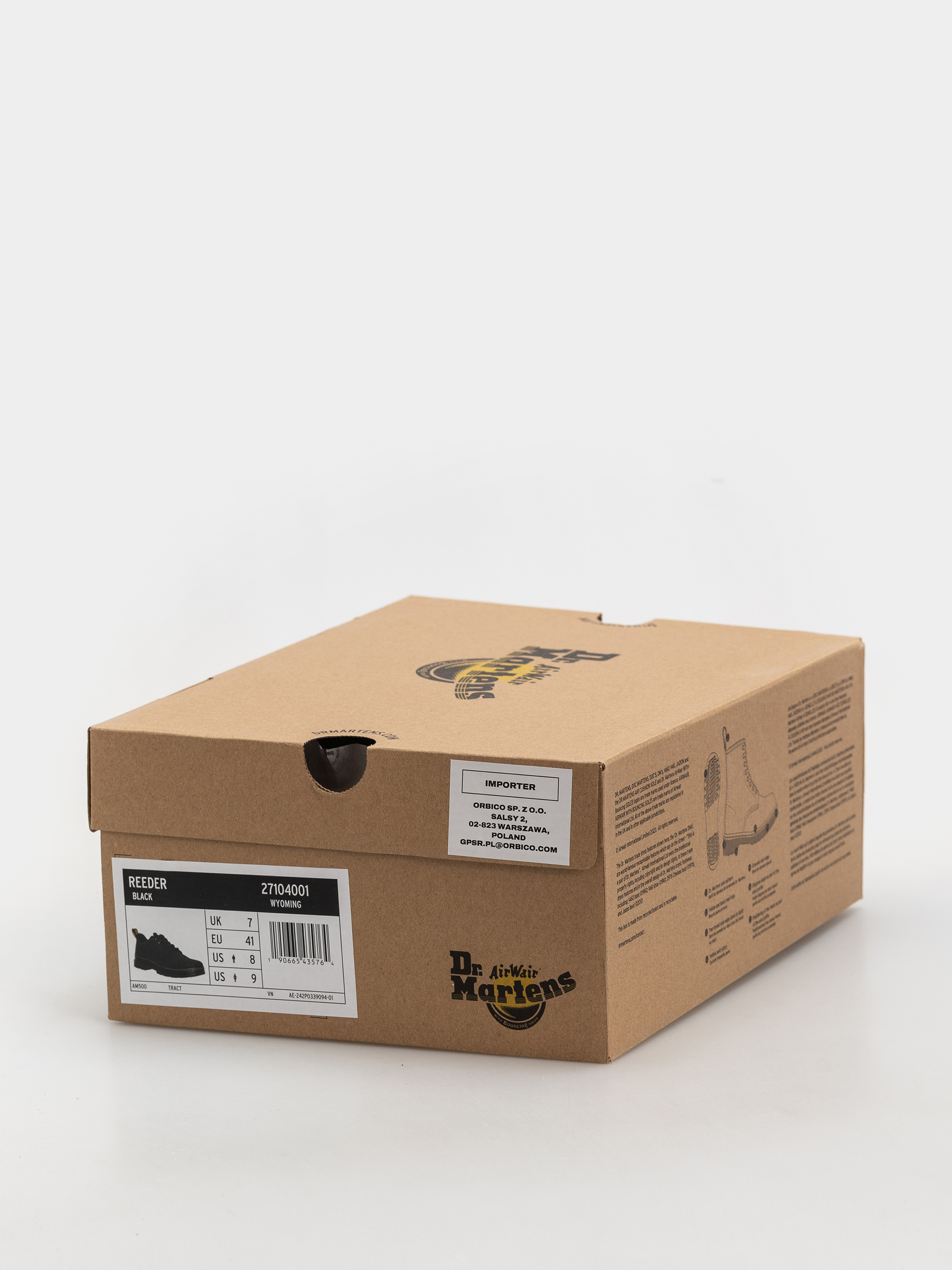 Topánky Dr. Martens Reeder Leather (black)