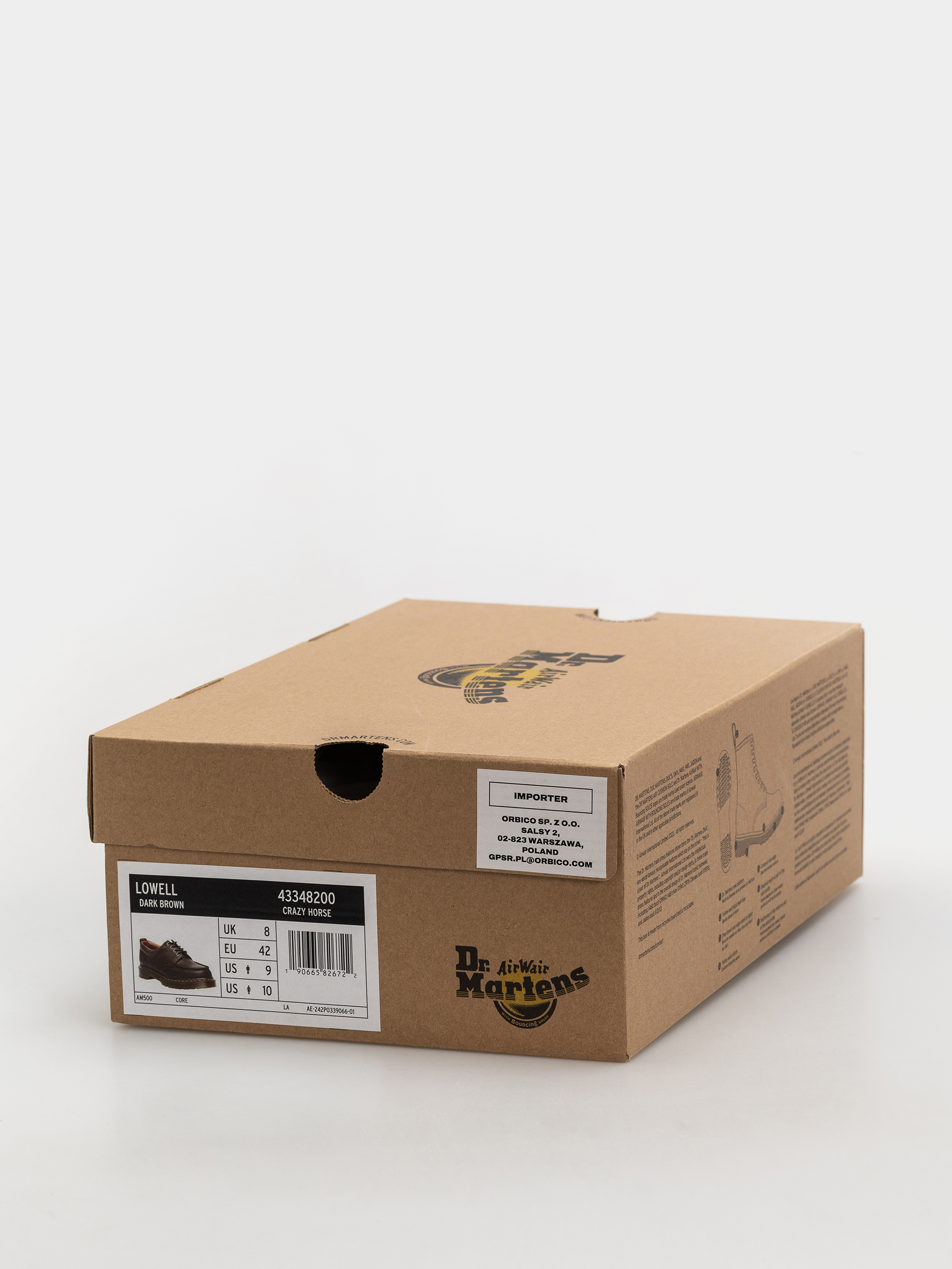 Topánky Dr. Martens Lowell (dark brown)